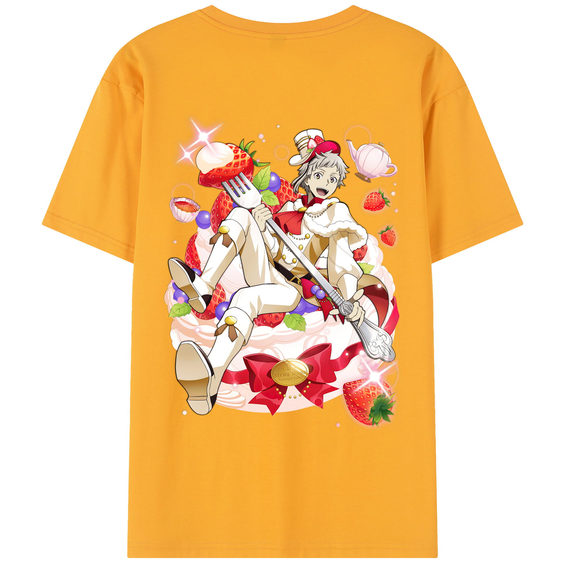 （画像用） 文豪ストレイドッグス Bungo Stray Dogs レディース半袖Tシャツ(バックプリント)