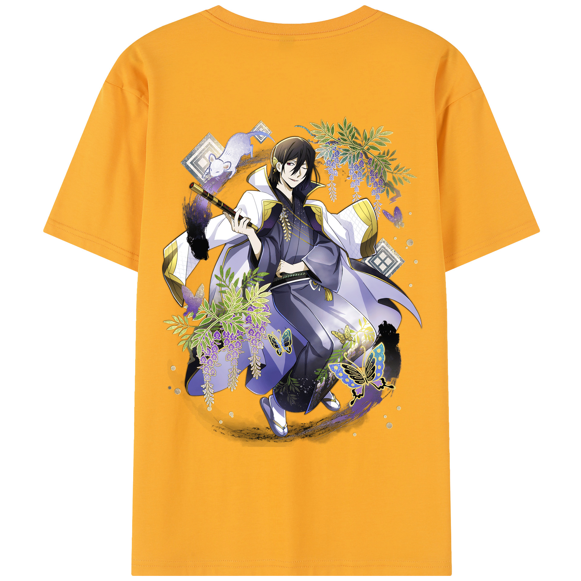 （画像用） 文豪ストレイドッグス Bungo Stray Dogs レディース半袖Tシャツ(バックプリント)