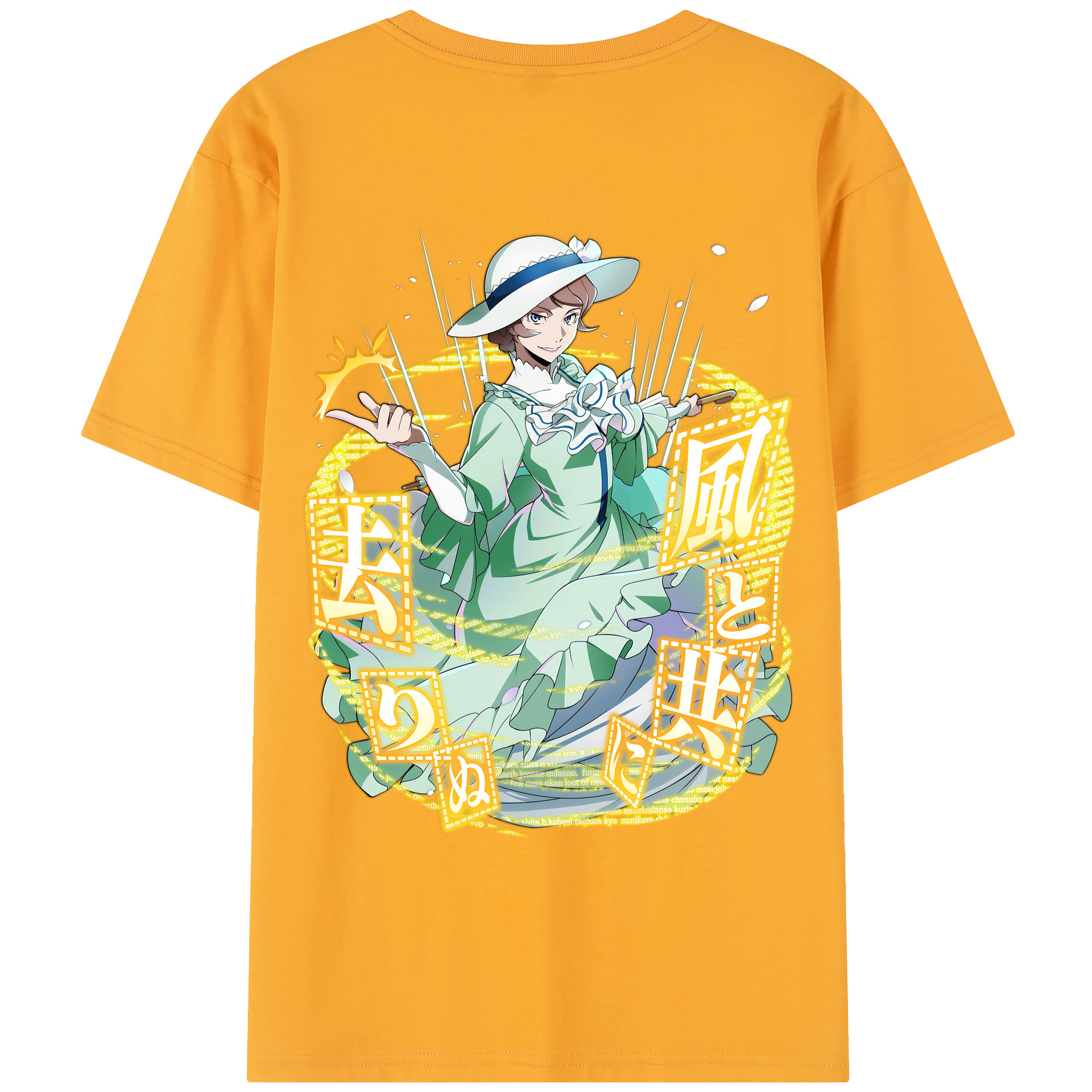 （画像用） 文豪ストレイドッグス Bungo Stray Dogs レディース半袖Tシャツ(バックプリント)