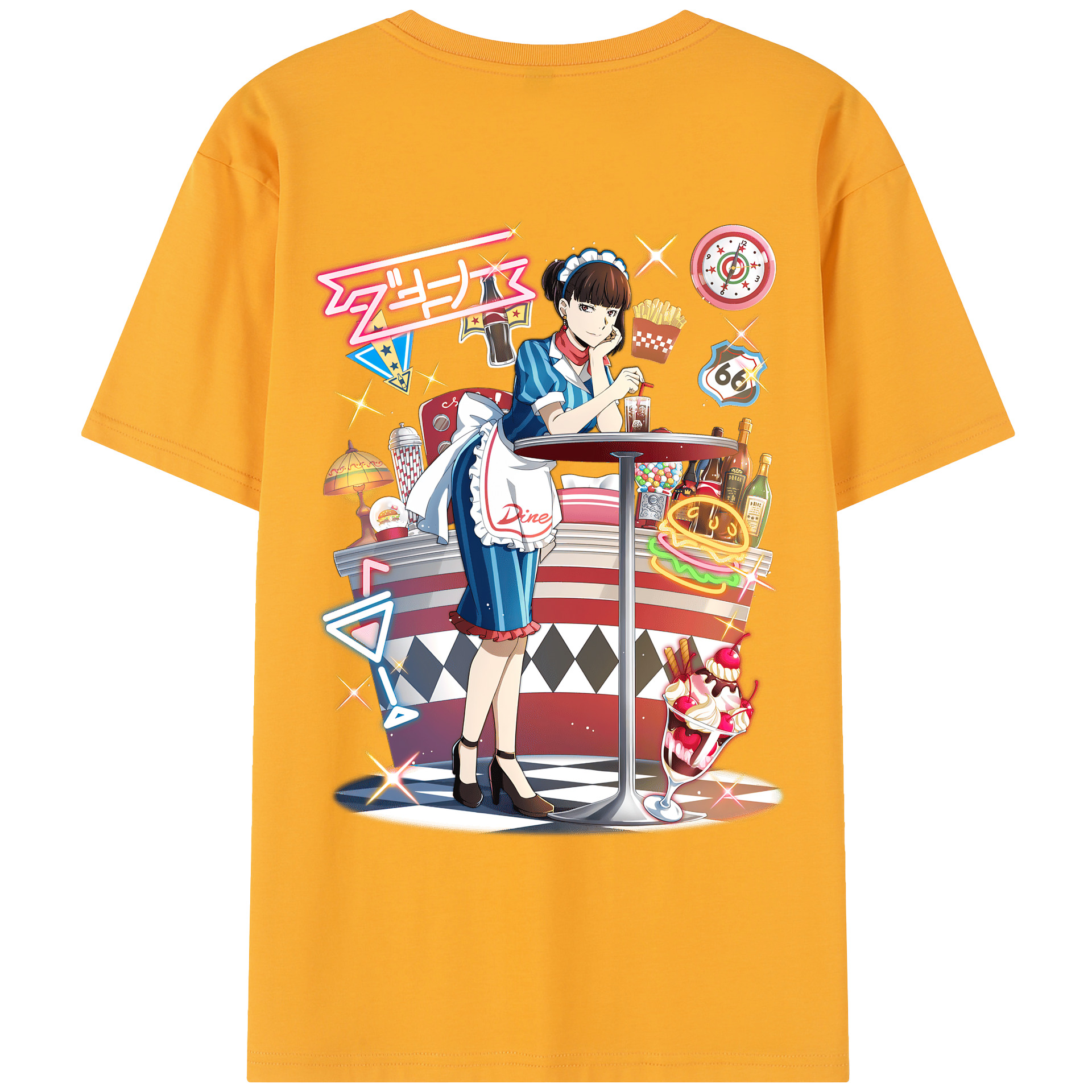 （画像用） 文豪ストレイドッグス Bungo Stray Dogs レディース半袖Tシャツ(バックプリント)