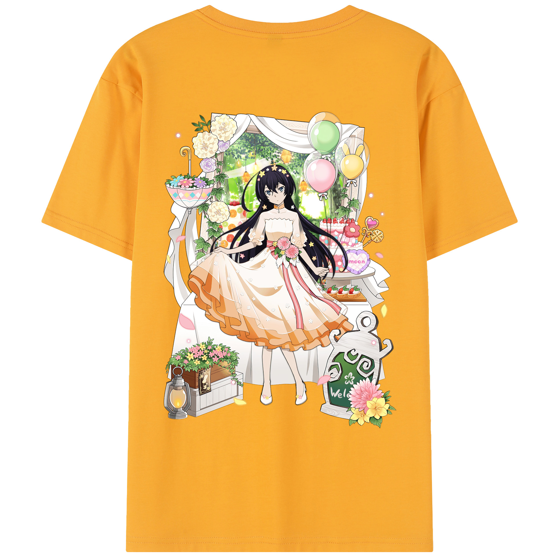 （画像用） 文豪ストレイドッグス Bungo Stray Dogs レディース半袖Tシャツ(バックプリント)