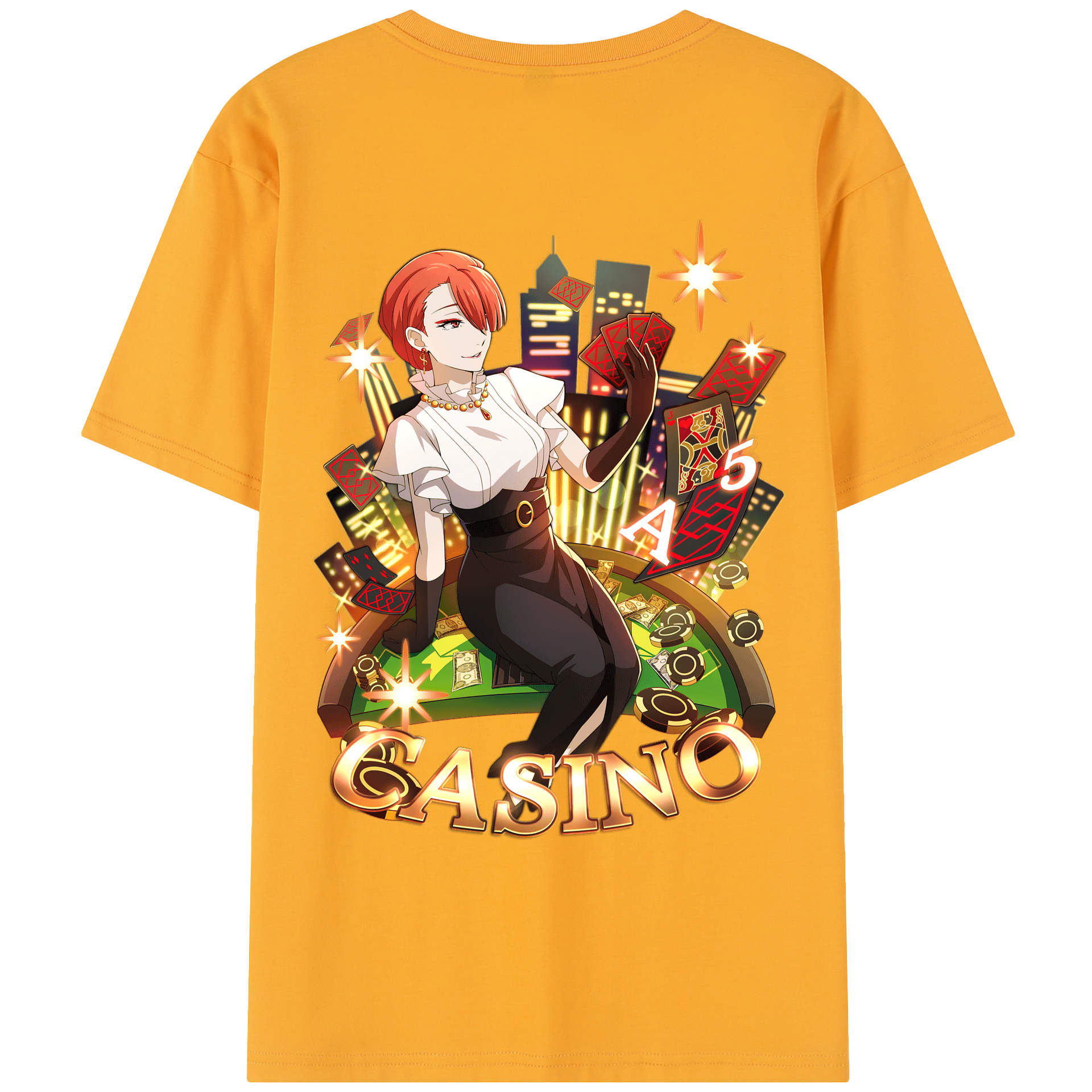 （画像用） 文豪ストレイドッグス Bungo Stray Dogs レディース半袖Tシャツ(バックプリント)