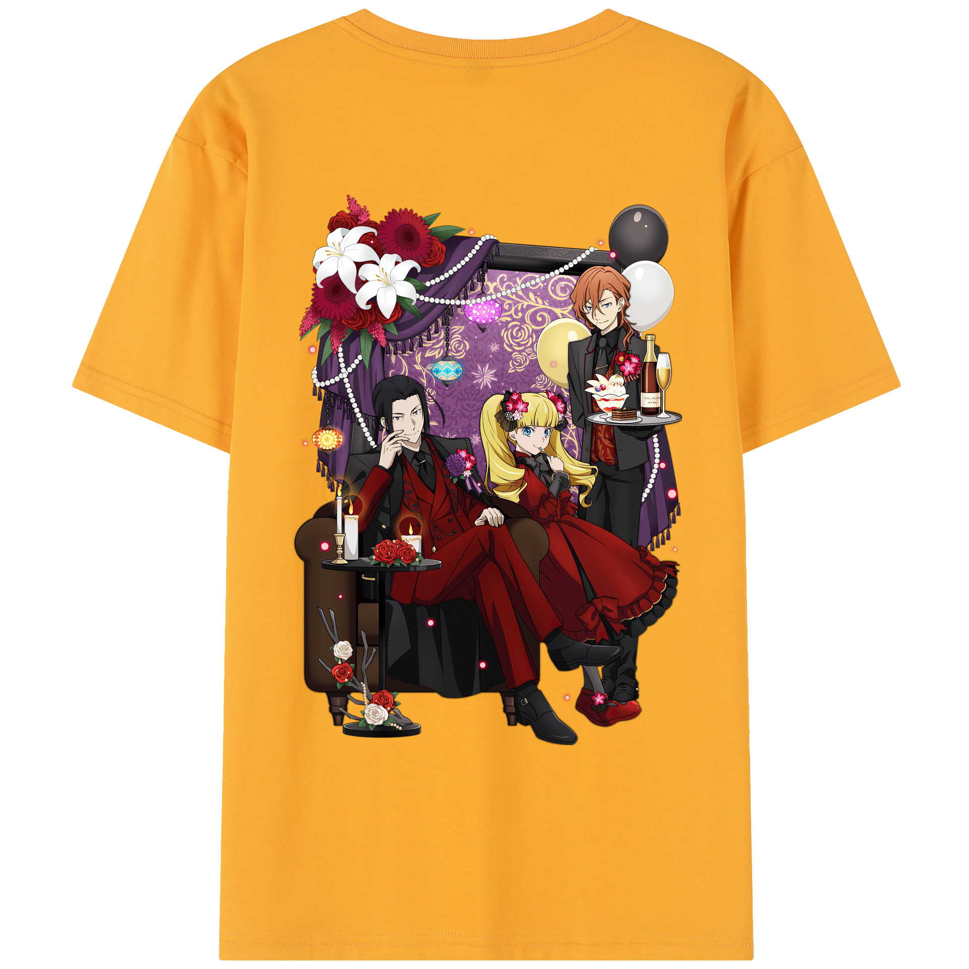 （画像用） 文豪ストレイドッグス Bungo Stray Dogs レディース半袖Tシャツ(バックプリント)