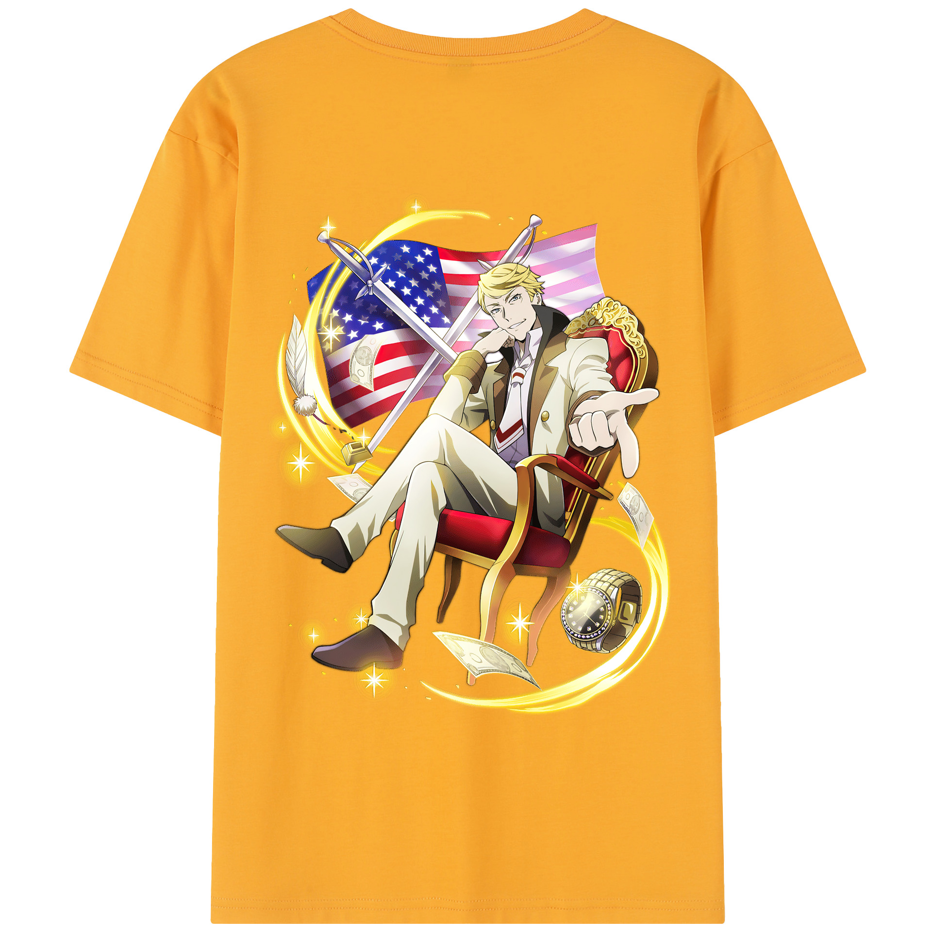 （画像用） 文豪ストレイドッグス Bungo Stray Dogs レディース半袖Tシャツ(バックプリント)