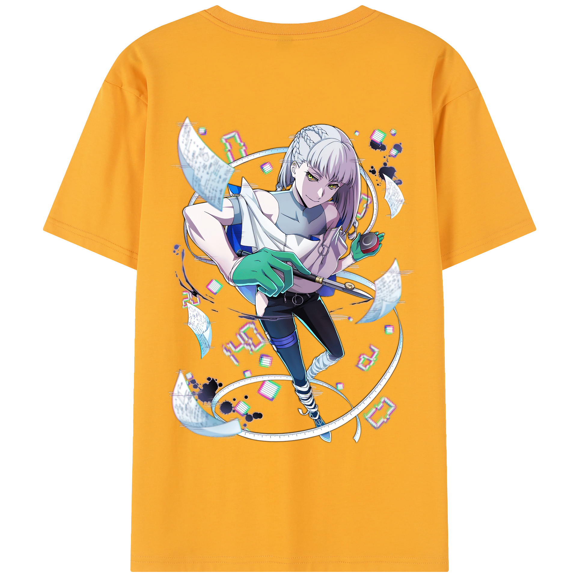 （画像用） 文豪ストレイドッグス Bungo Stray Dogs レディース半袖Tシャツ(バックプリント)