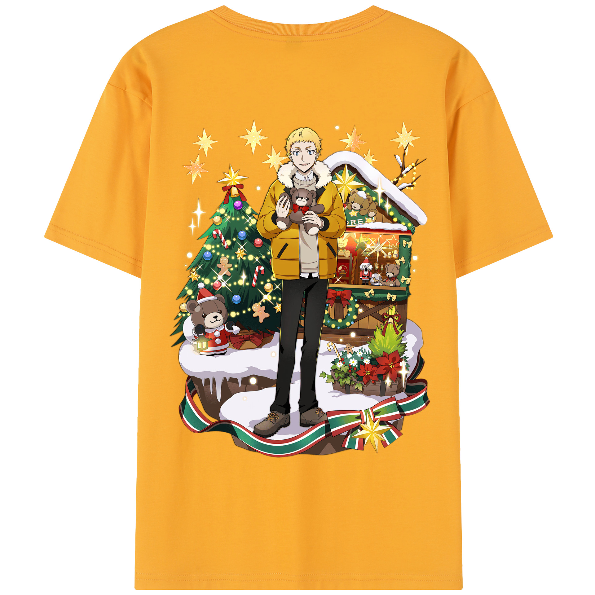 （画像用） 文豪ストレイドッグス Bungo Stray Dogs レディース半袖Tシャツ(バックプリント)