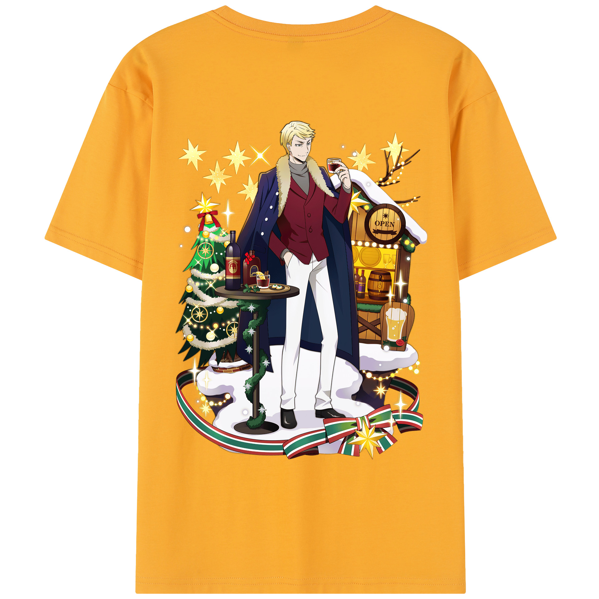 （画像用） 文豪ストレイドッグス Bungo Stray Dogs レディース半袖Tシャツ(バックプリント)