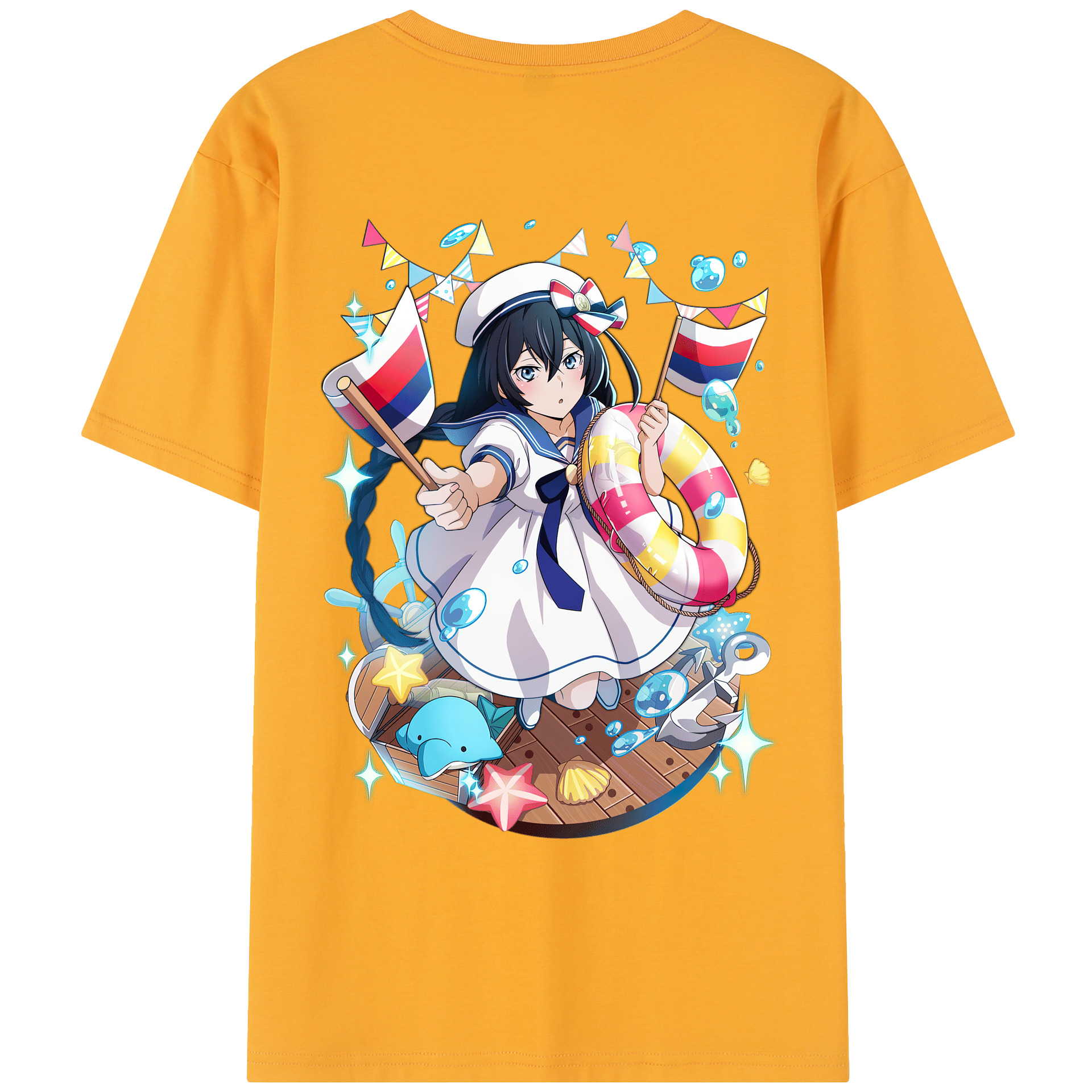 （画像用） 文豪ストレイドッグス Bungo Stray Dogs レディース半袖Tシャツ(バックプリント)