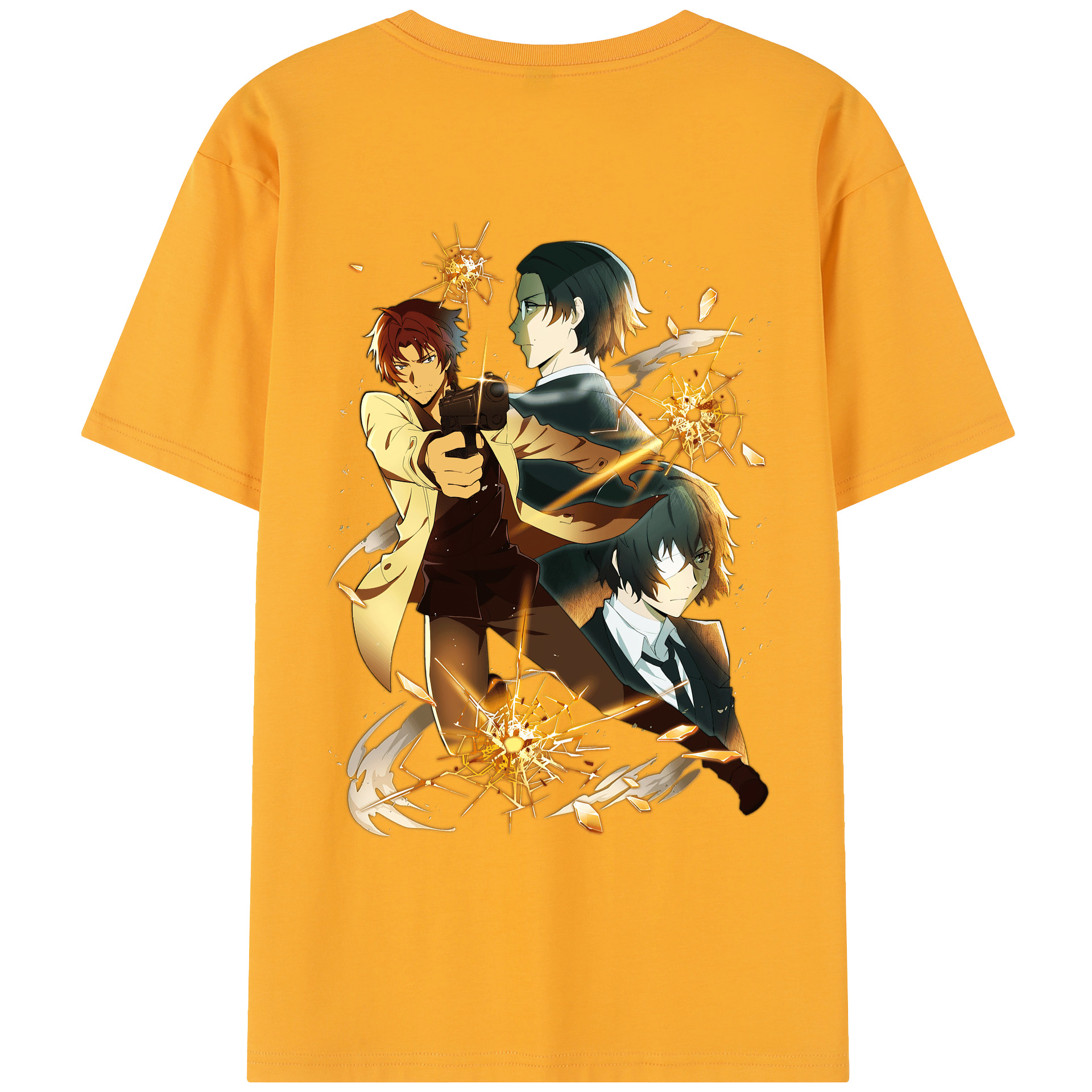 （画像用） 文豪ストレイドッグス Bungo Stray Dogs レディース半袖Tシャツ(バックプリント)