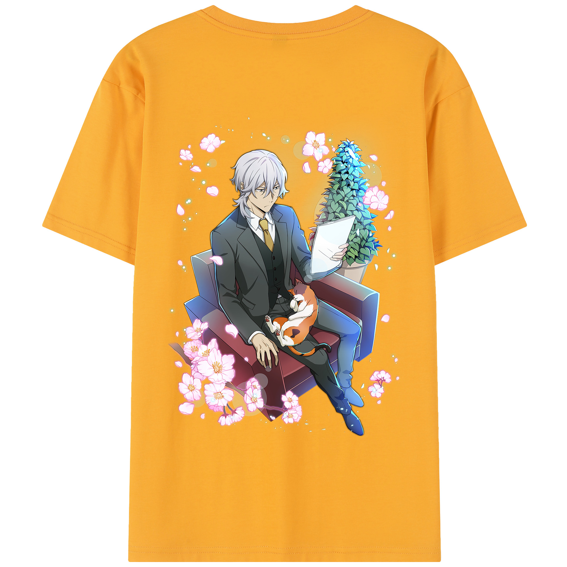 （画像用） 文豪ストレイドッグス Bungo Stray Dogs レディース半袖Tシャツ(バックプリント)