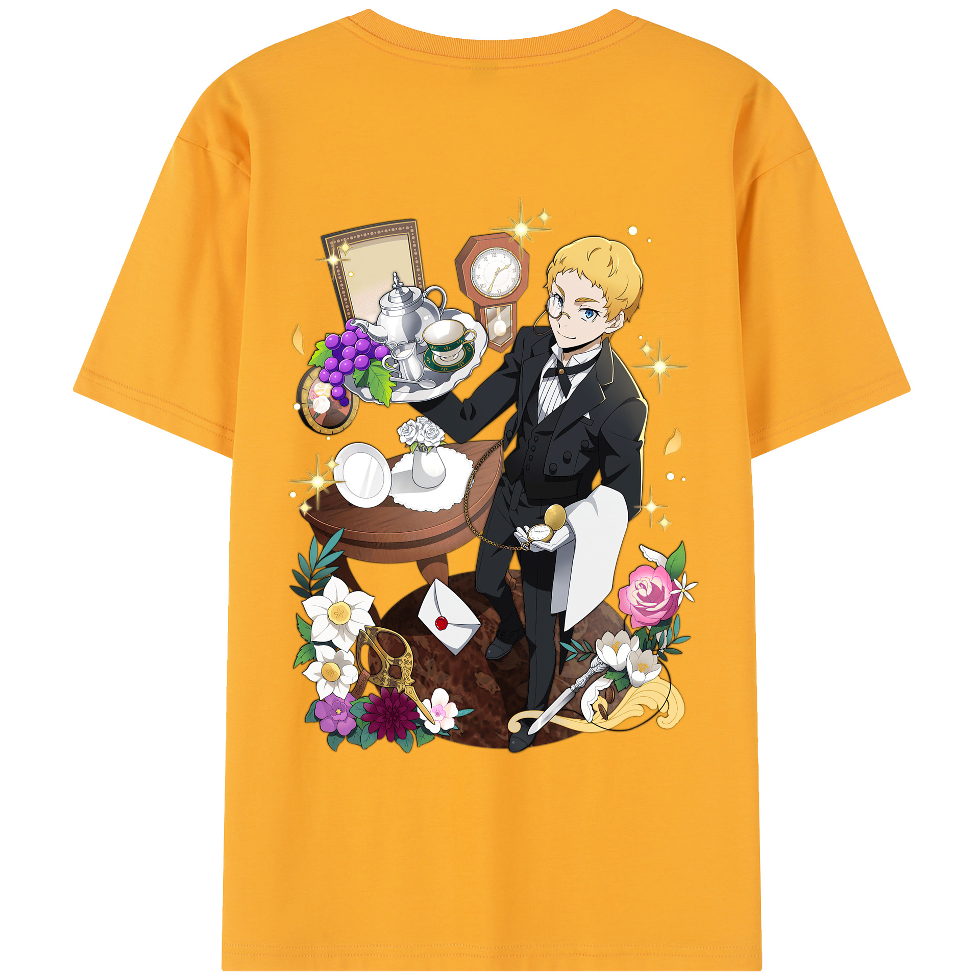 （画像用） 文豪ストレイドッグス Bungo Stray Dogs レディース半袖Tシャツ(バックプリント)