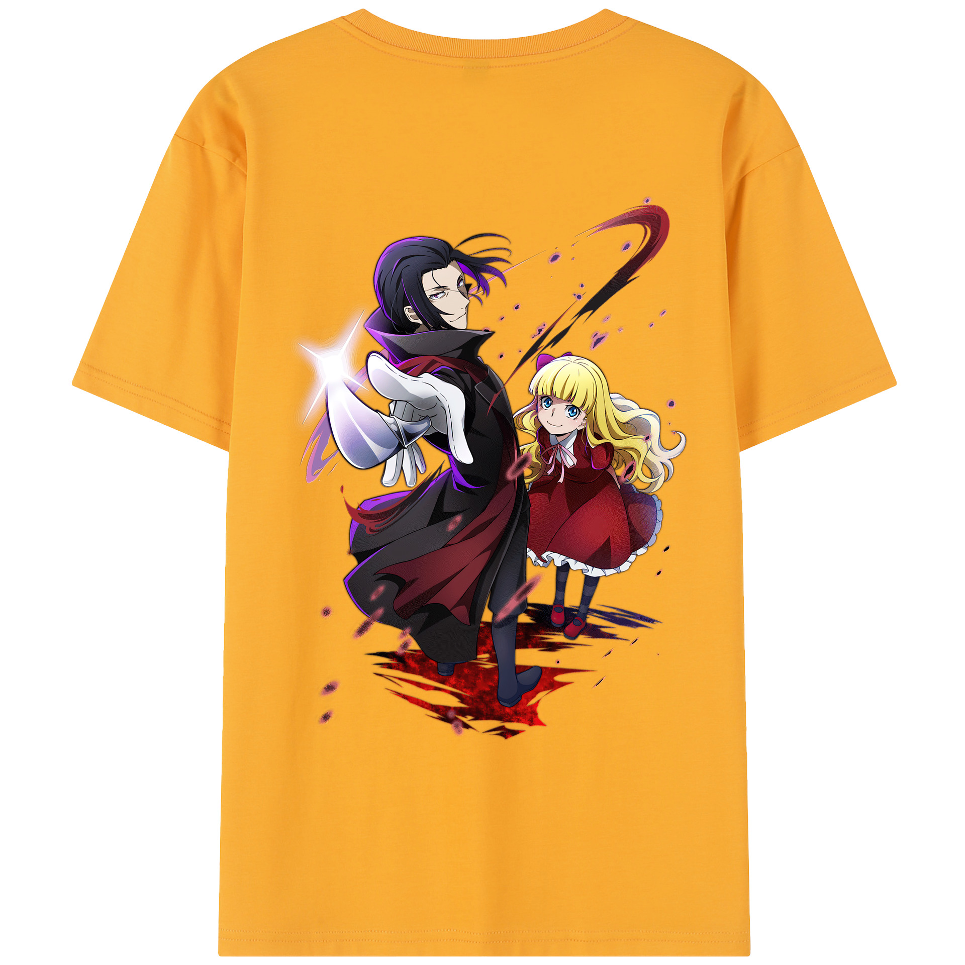 （画像用） 文豪ストレイドッグス Bungo Stray Dogs レディース半袖Tシャツ(バックプリント)