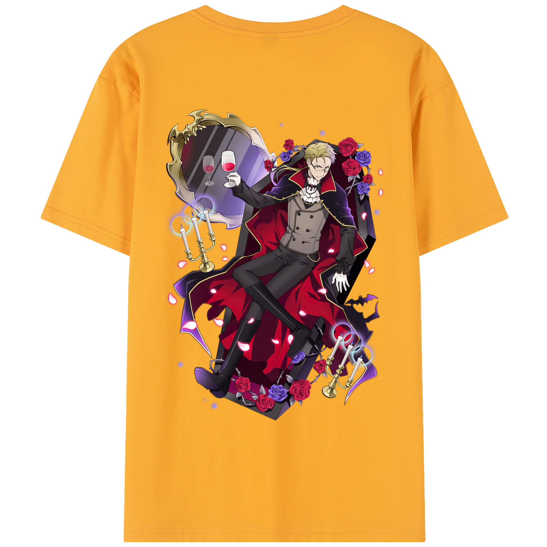 （画像用） 文豪ストレイドッグス Bungo Stray Dogs レディース半袖Tシャツ(バックプリント)