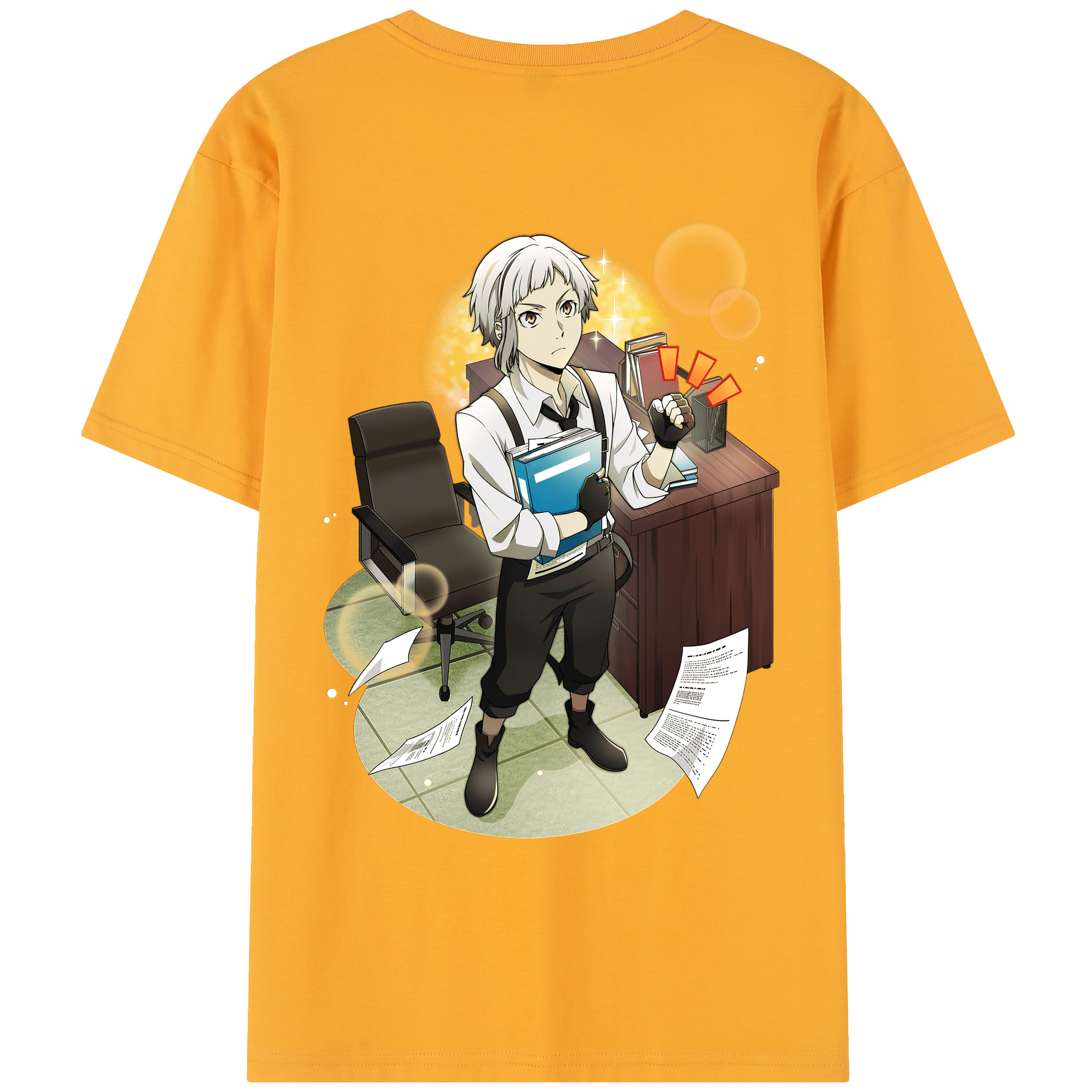 （画像用） 文豪ストレイドッグス Bungo Stray Dogs レディース半袖Tシャツ(バックプリント)