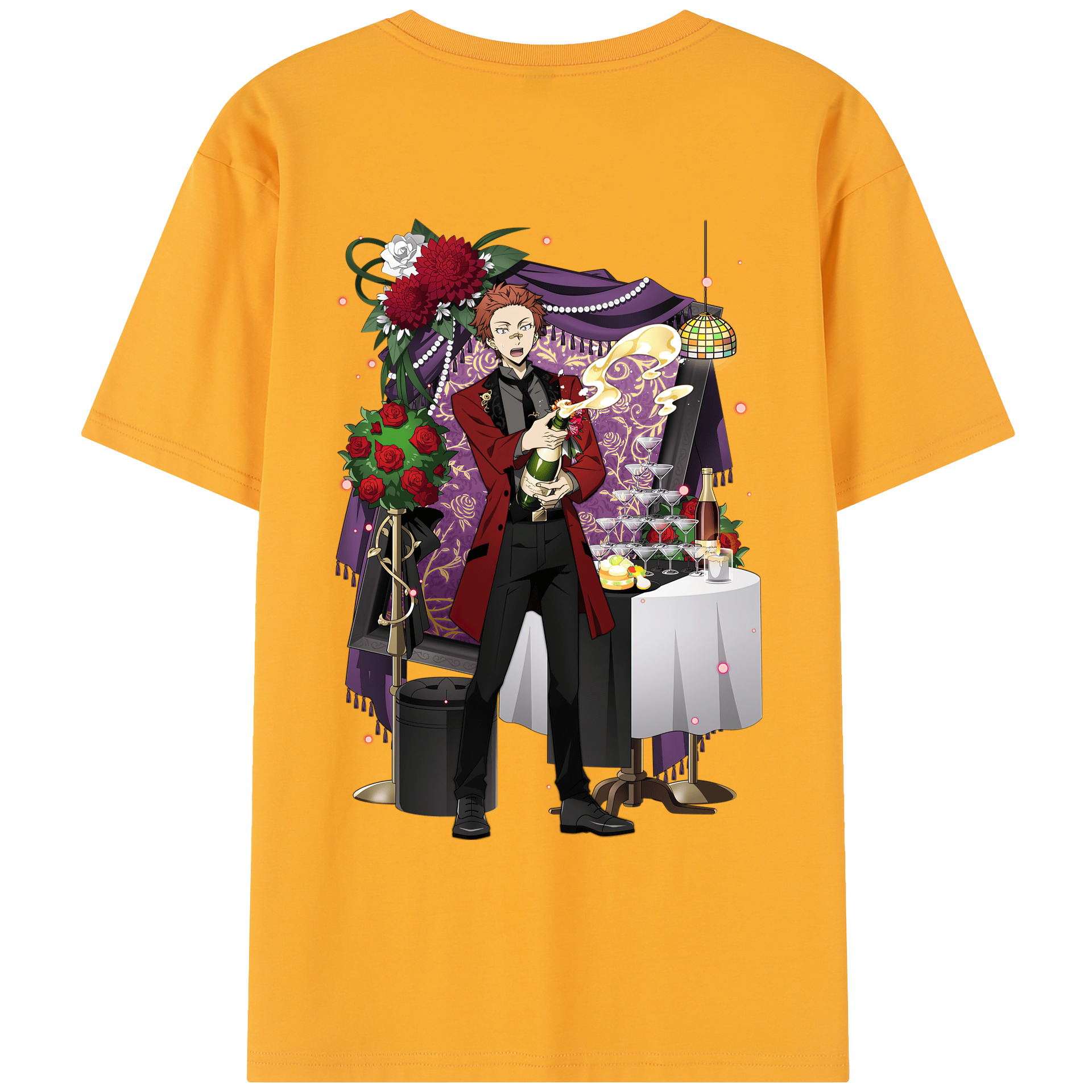 （画像用） 文豪ストレイドッグス Bungo Stray Dogs レディース半袖Tシャツ(バックプリント)