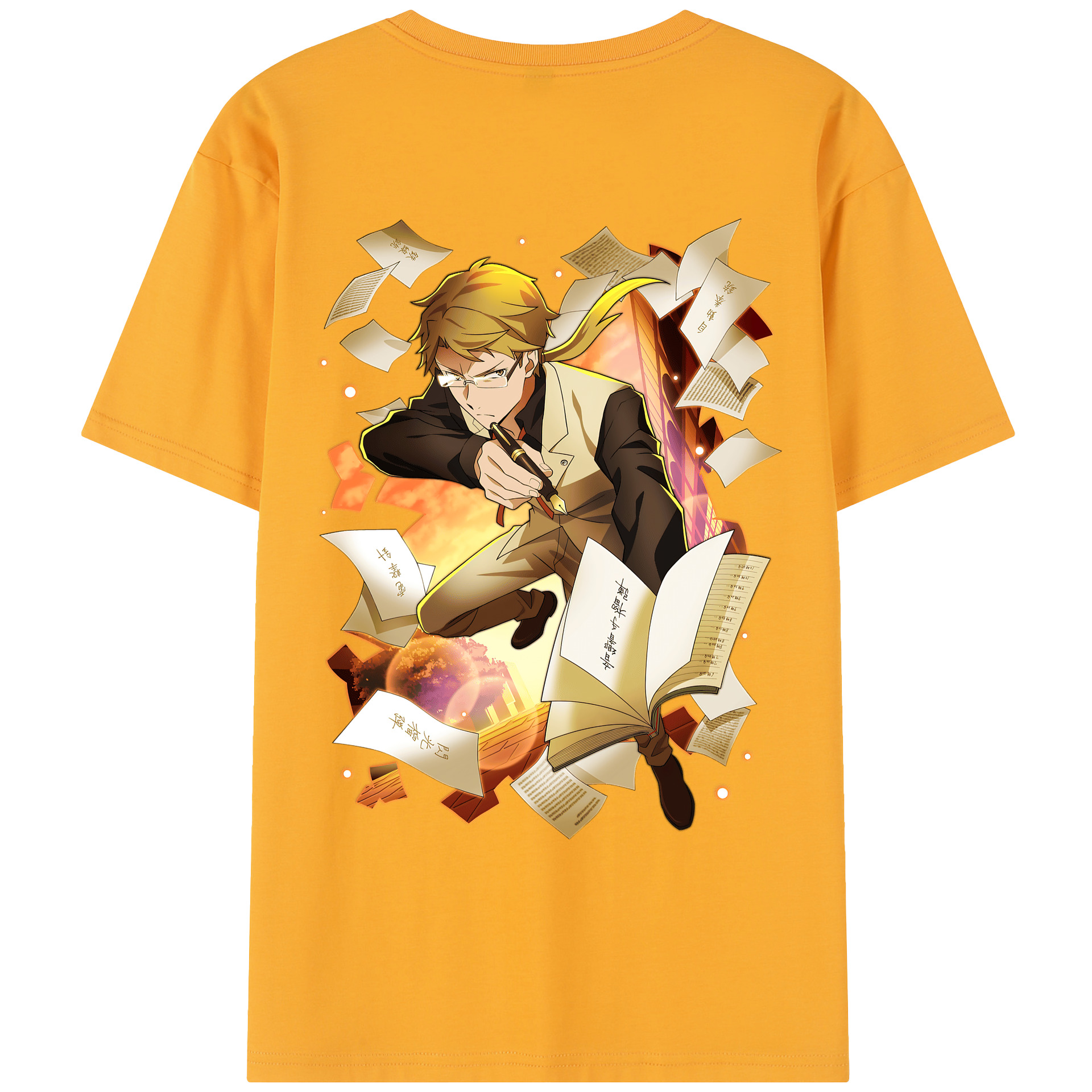 （画像用） 文豪ストレイドッグス Bungo Stray Dogs レディース半袖Tシャツ(バックプリント)