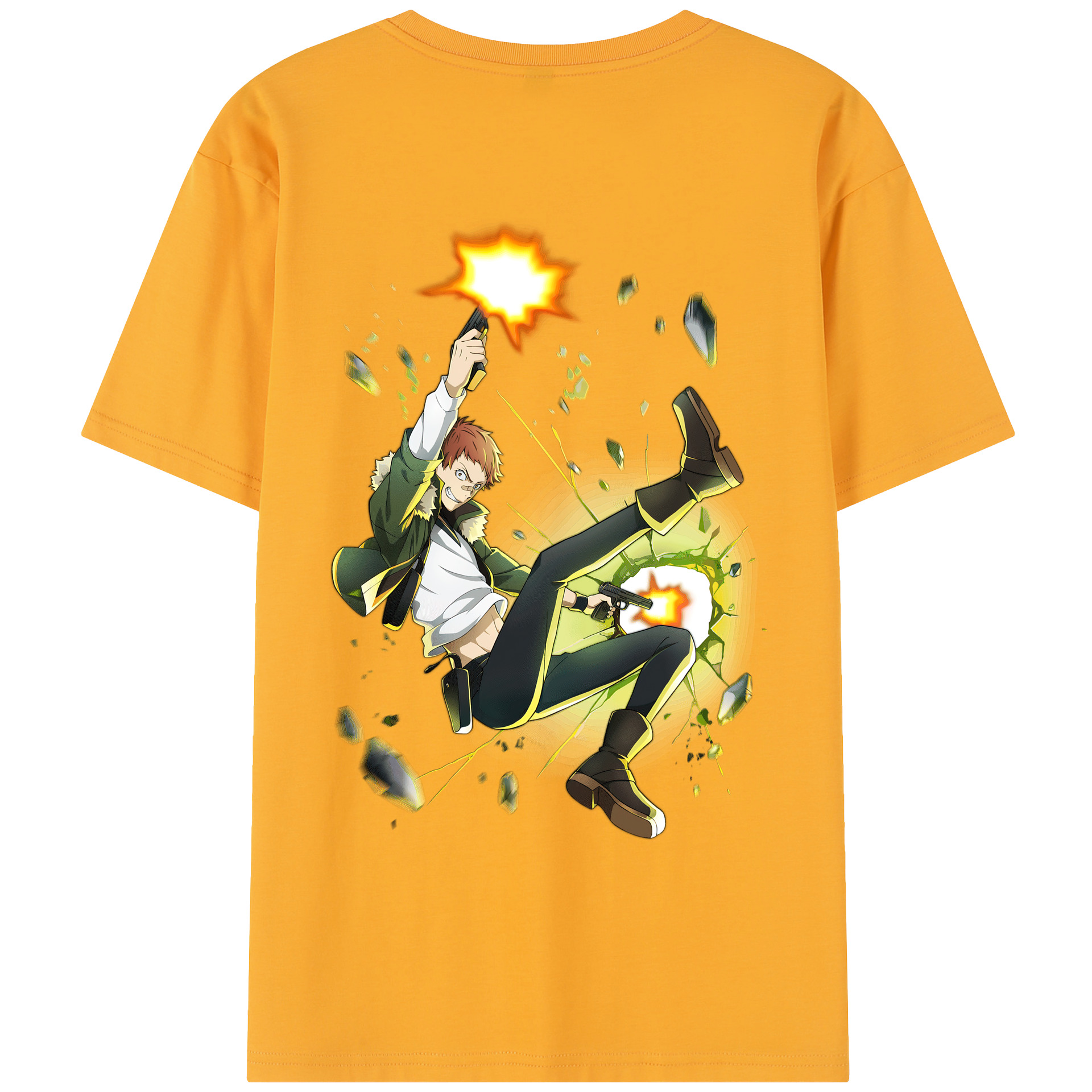 （画像用） 文豪ストレイドッグス Bungo Stray Dogs レディース半袖Tシャツ(バックプリント)