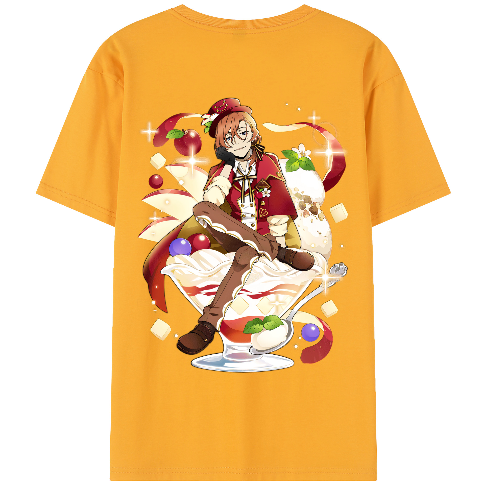（画像用） 文豪ストレイドッグス Bungo Stray Dogs レディース半袖Tシャツ(バックプリント)
