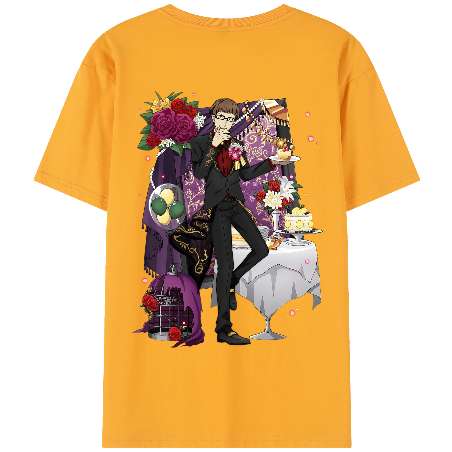 （画像用） 文豪ストレイドッグス Bungo Stray Dogs レディース半袖Tシャツ(バックプリント)