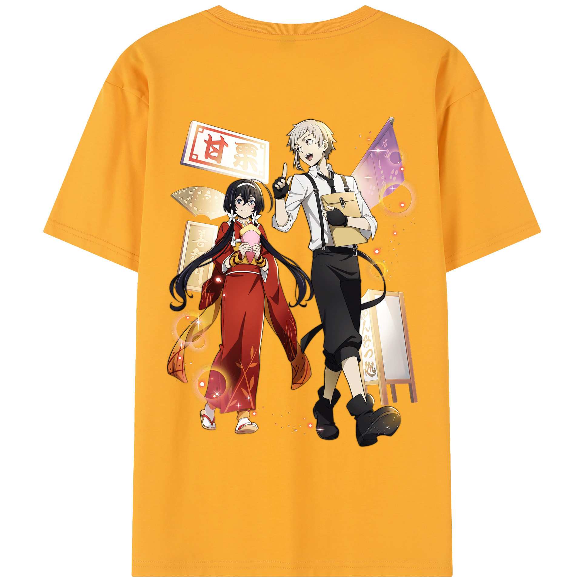 （画像用） 文豪ストレイドッグス Bungo Stray Dogs レディース半袖Tシャツ(バックプリント)