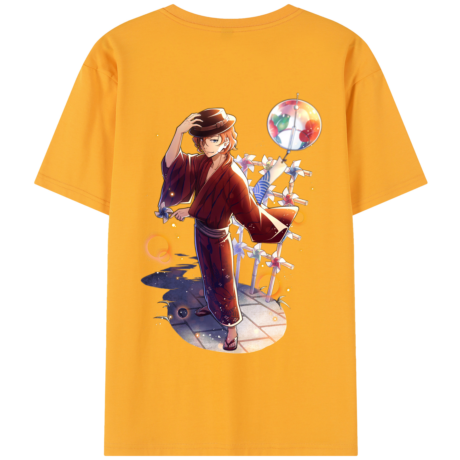 （画像用） 文豪ストレイドッグス Bungo Stray Dogs レディース半袖Tシャツ(バックプリント)