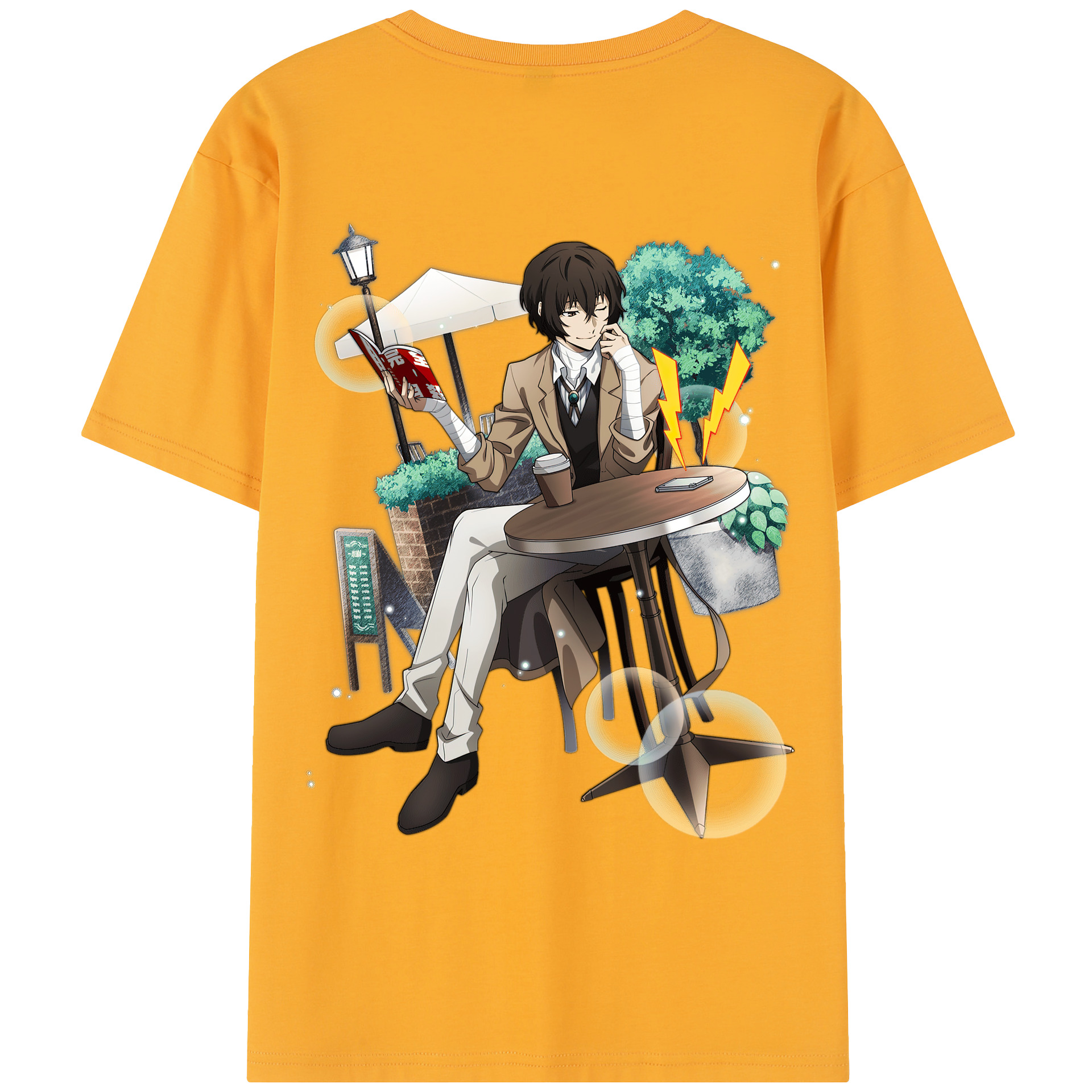 （画像用） 文豪ストレイドッグス Bungo Stray Dogs レディース半袖Tシャツ(バックプリント)