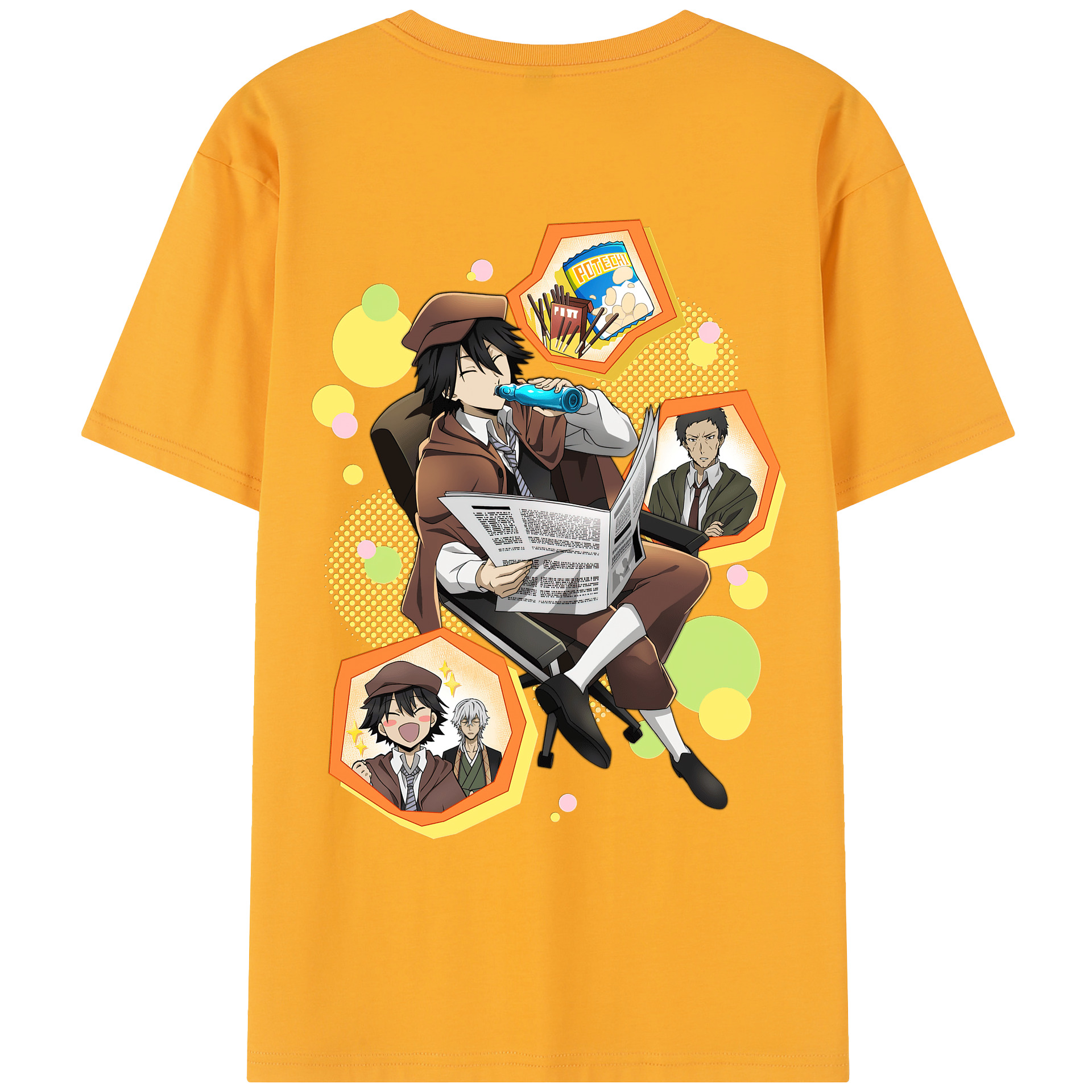 （画像用） 文豪ストレイドッグス Bungo Stray Dogs レディース半袖Tシャツ(バックプリント)