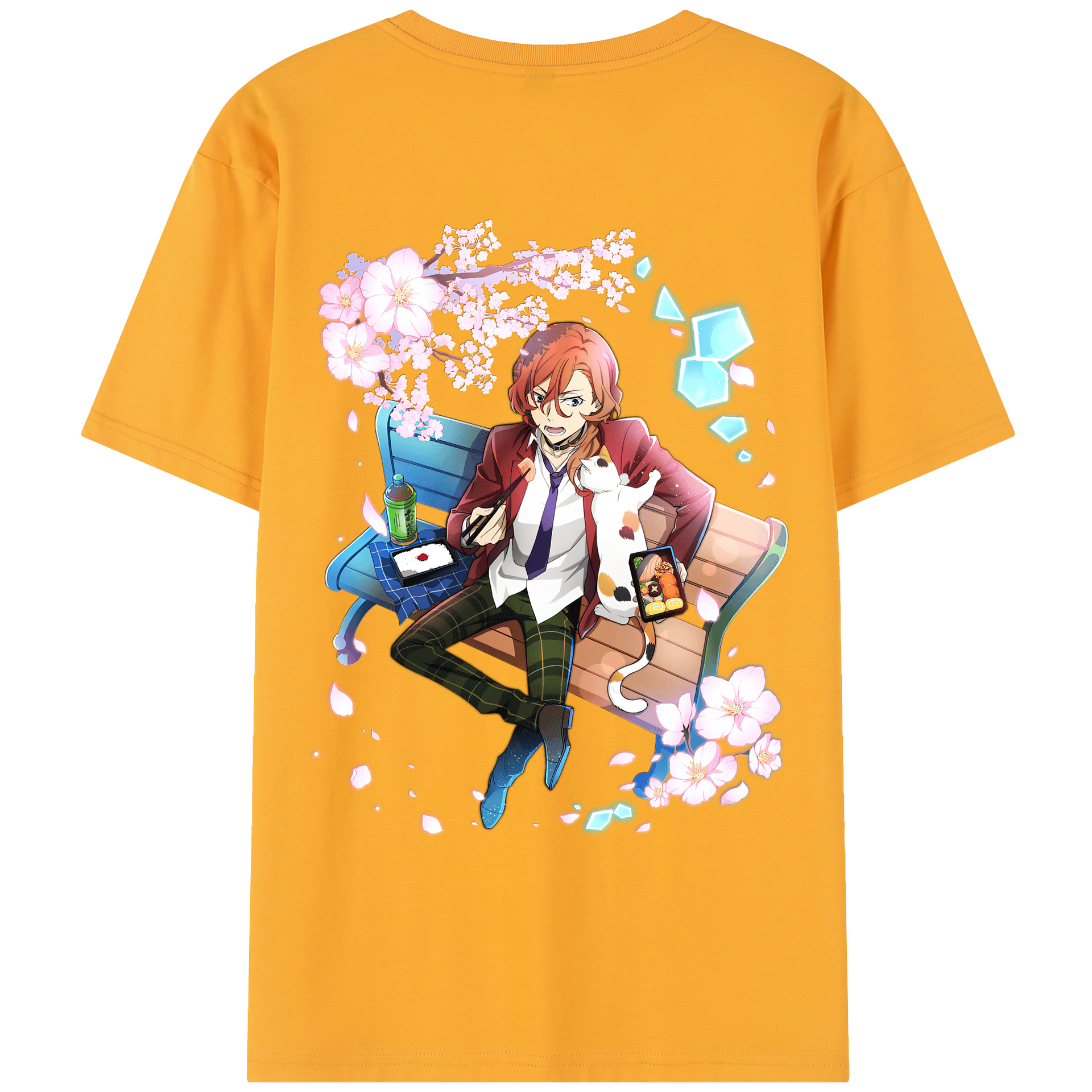 （画像用） 文豪ストレイドッグス Bungo Stray Dogs レディース半袖Tシャツ(バックプリント)