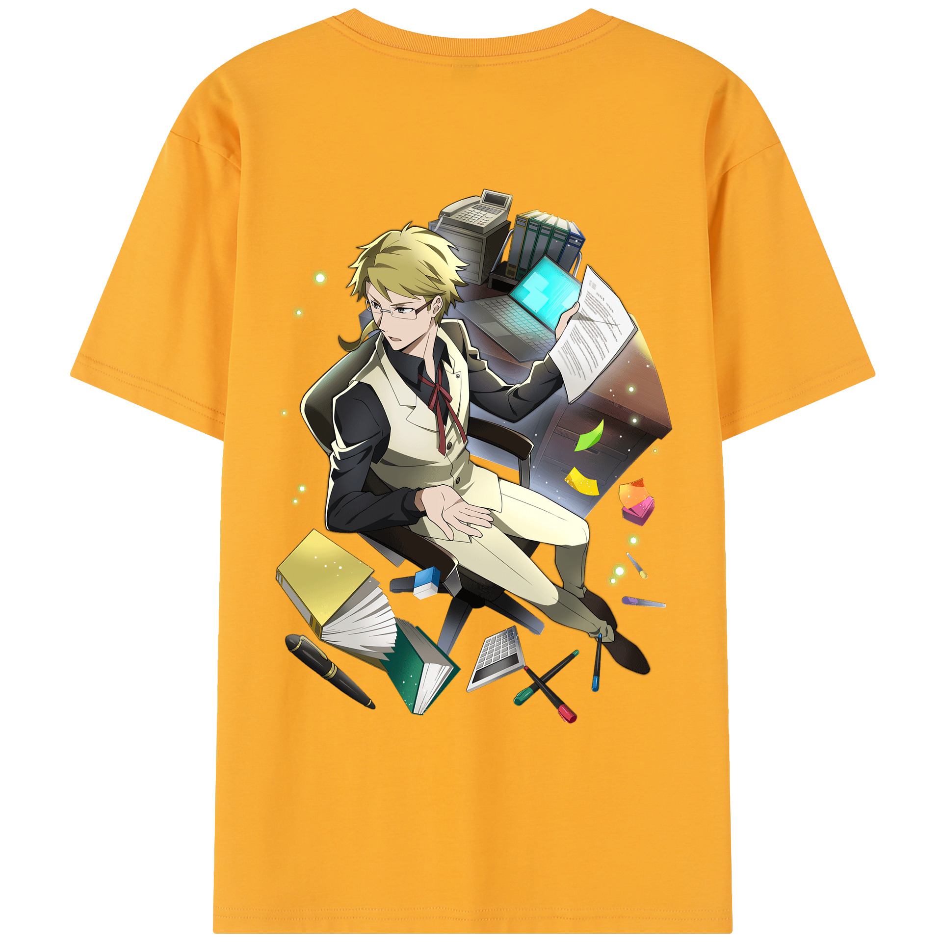 （画像用） 文豪ストレイドッグス Bungo Stray Dogs レディース半袖Tシャツ(バックプリント)