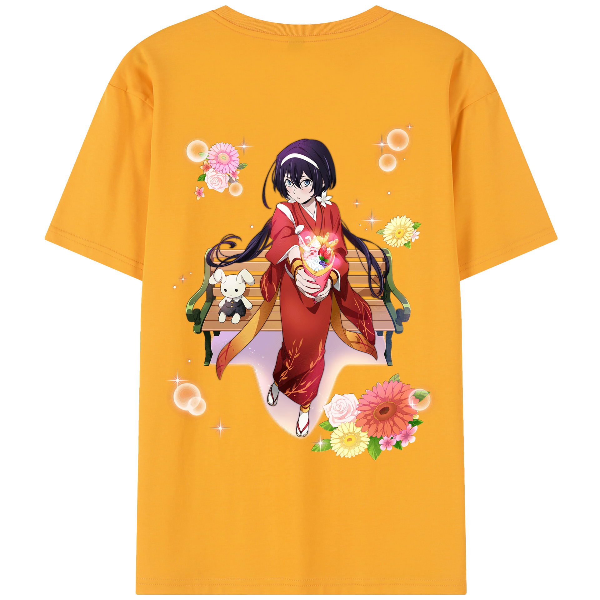 （画像用） 文豪ストレイドッグス Bungo Stray Dogs レディース半袖Tシャツ(バックプリント)