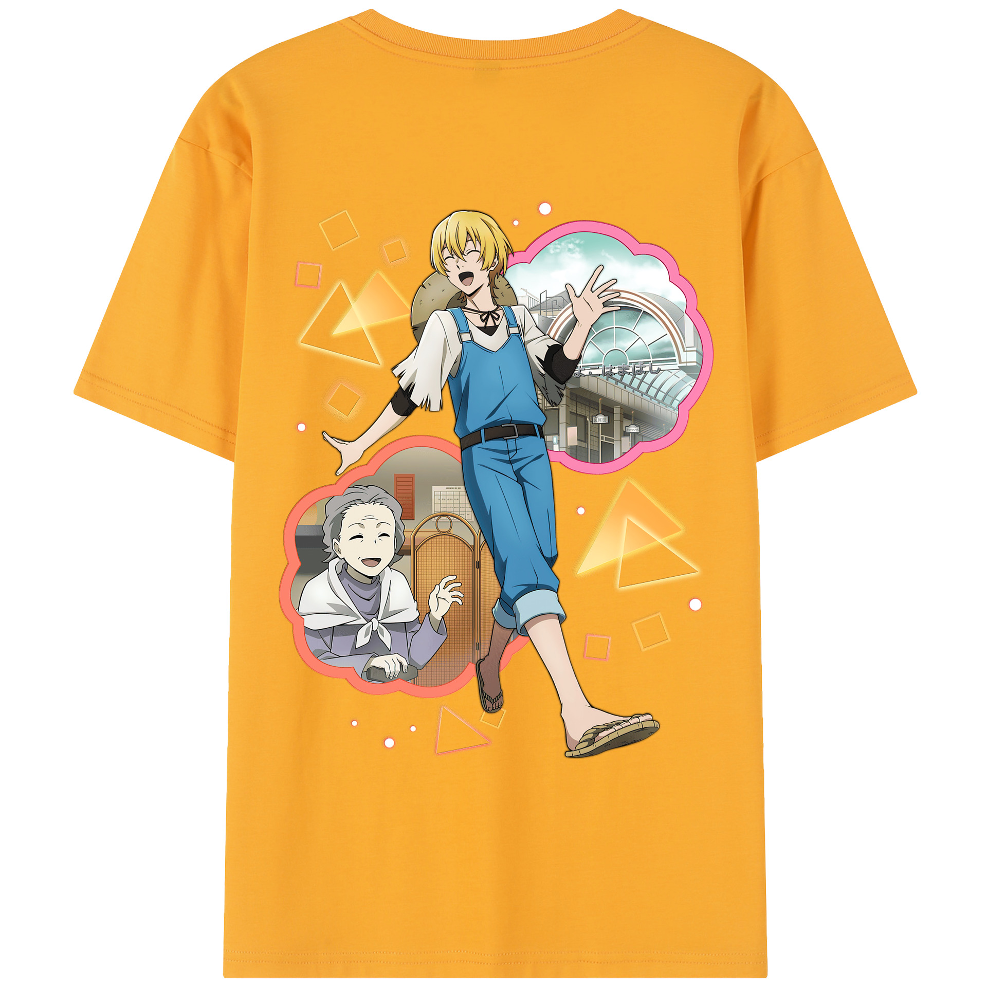 （画像用） 文豪ストレイドッグス Bungo Stray Dogs レディース半袖Tシャツ(バックプリント)