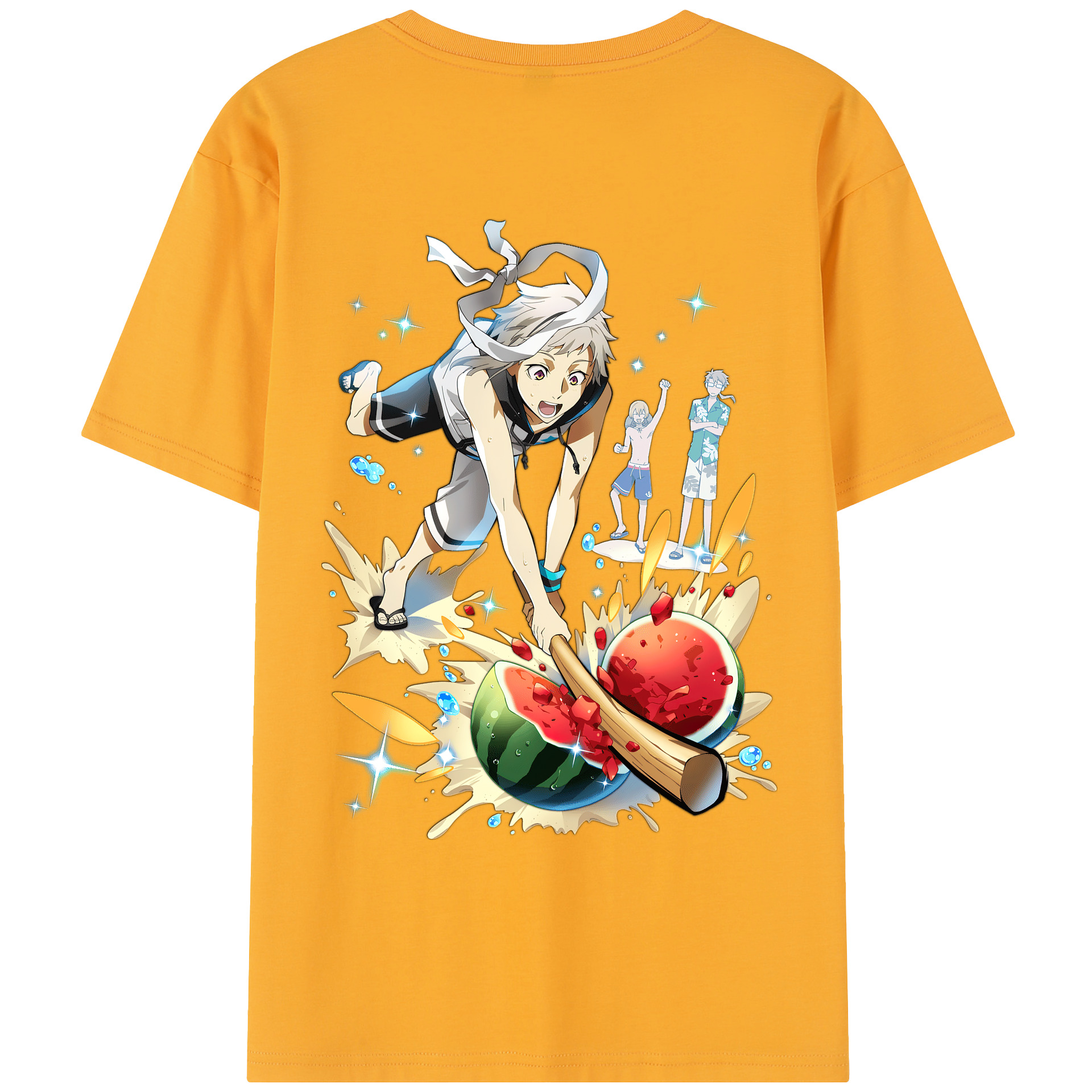 （画像用） 文豪ストレイドッグス Bungo Stray Dogs レディース半袖Tシャツ(バックプリント)