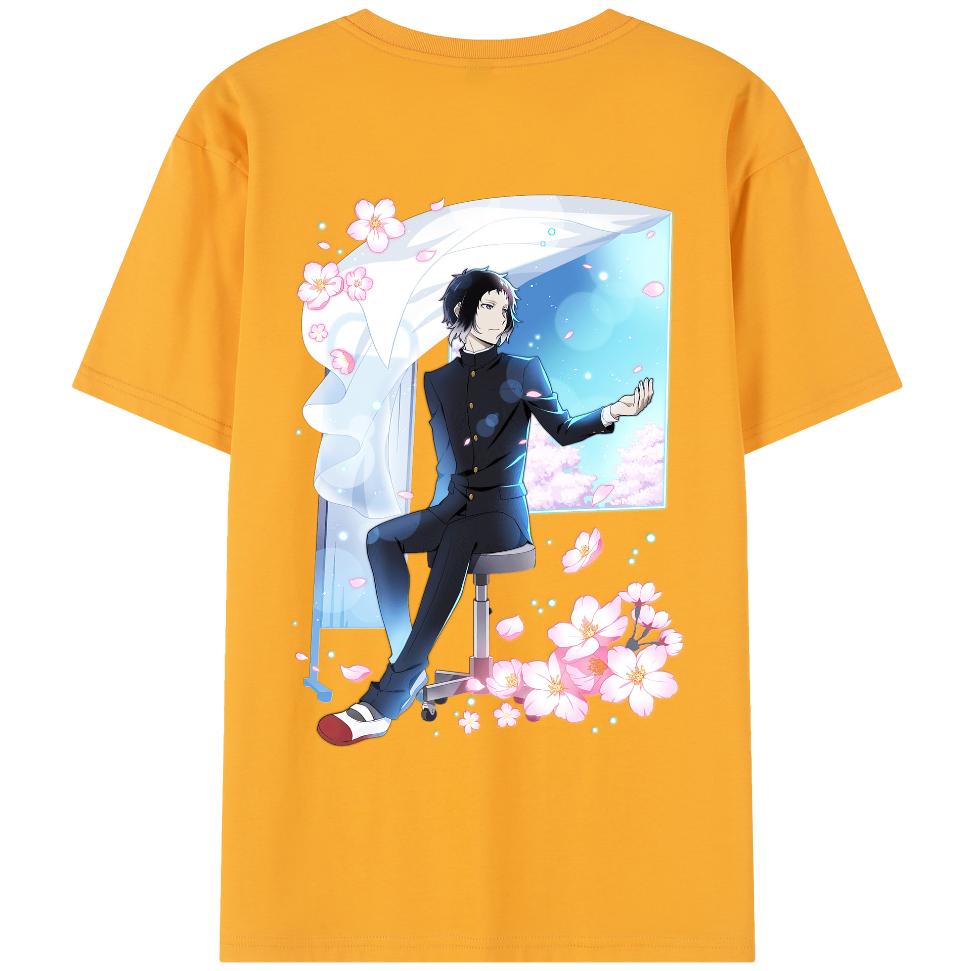 （画像用） 文豪ストレイドッグス Bungo Stray Dogs レディース半袖Tシャツ(バックプリント)