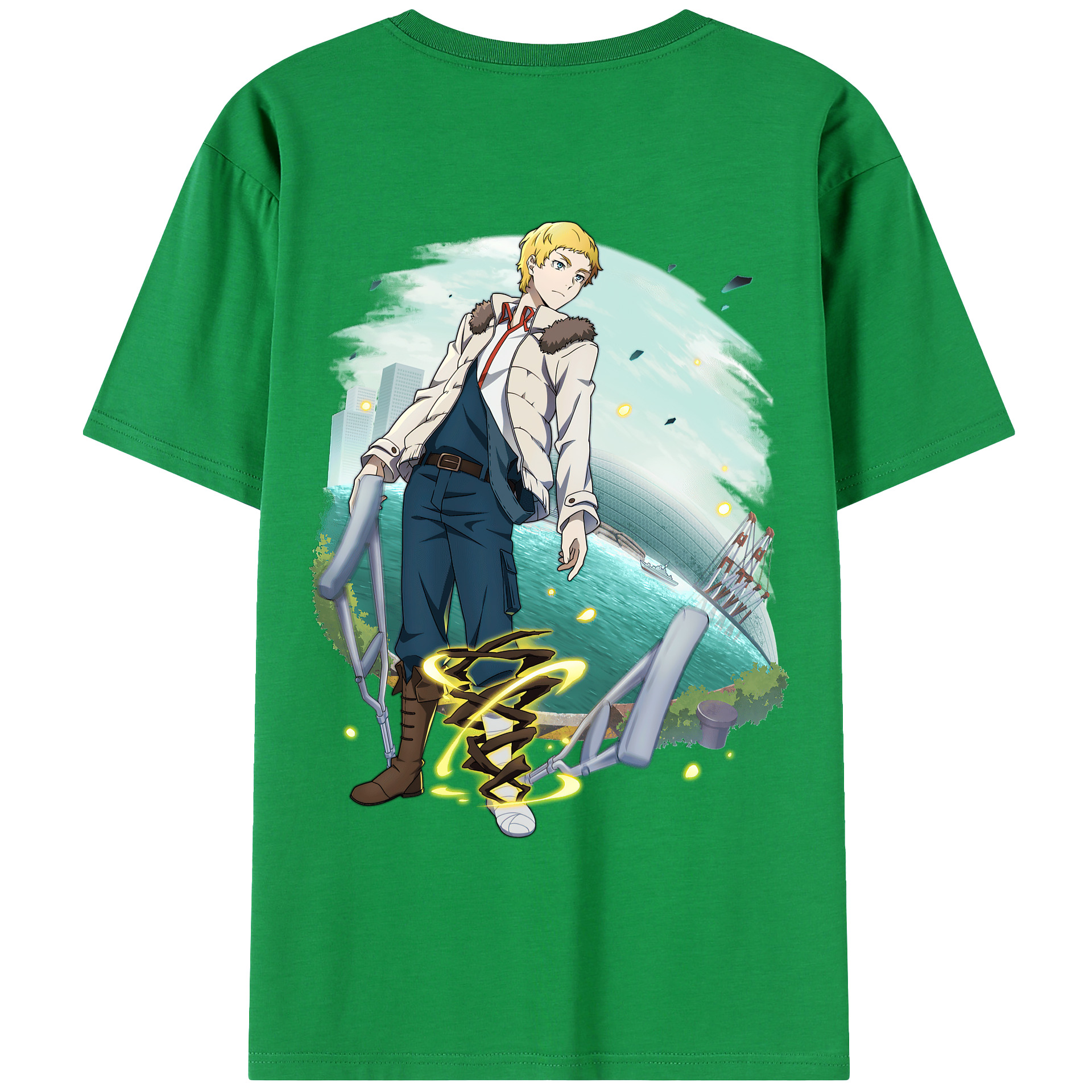 （画像用） 文豪ストレイドッグス Bungo Stray Dogs レディース半袖Tシャツ(バックプリント)