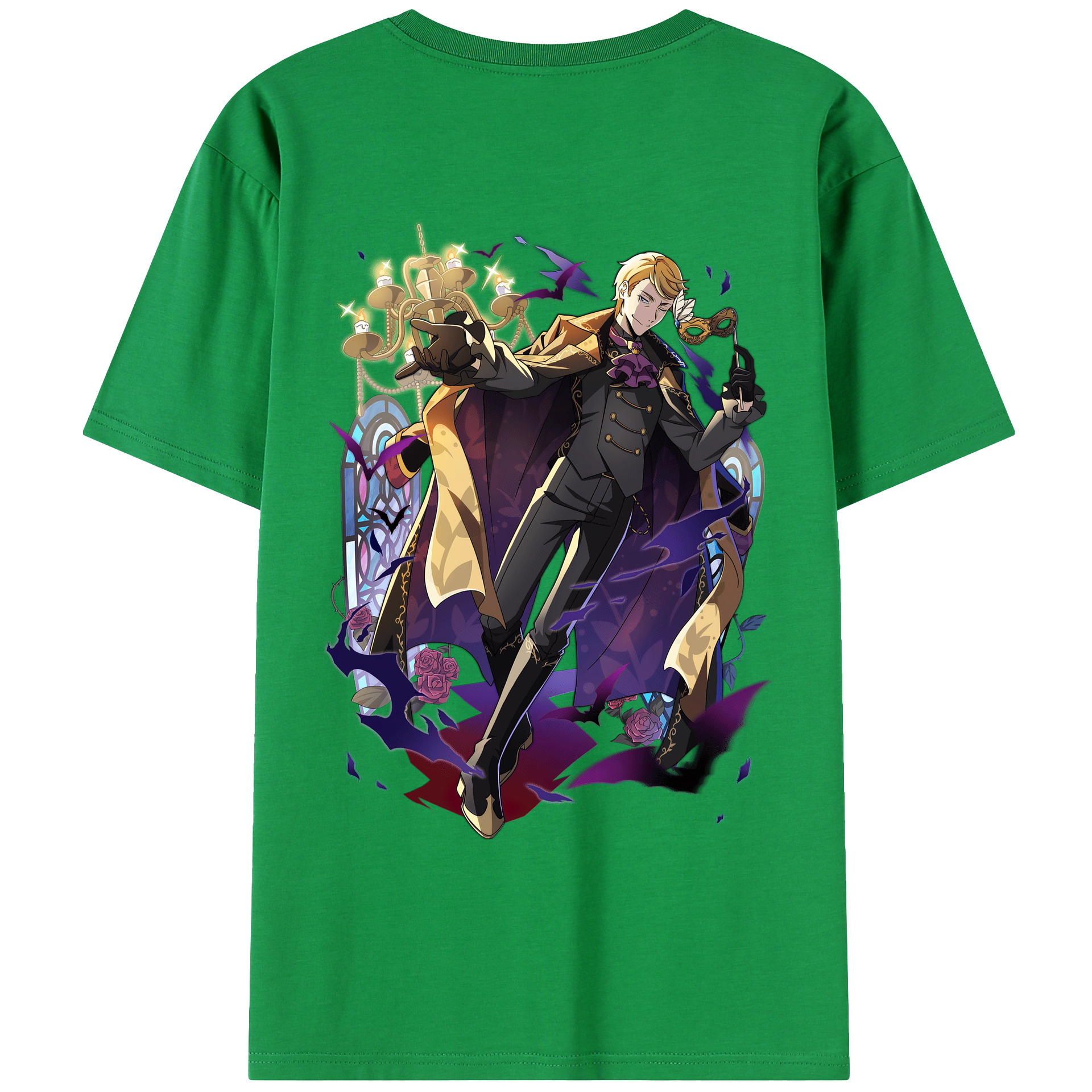 （画像用） 文豪ストレイドッグス Bungo Stray Dogs レディース半袖Tシャツ(バックプリント)