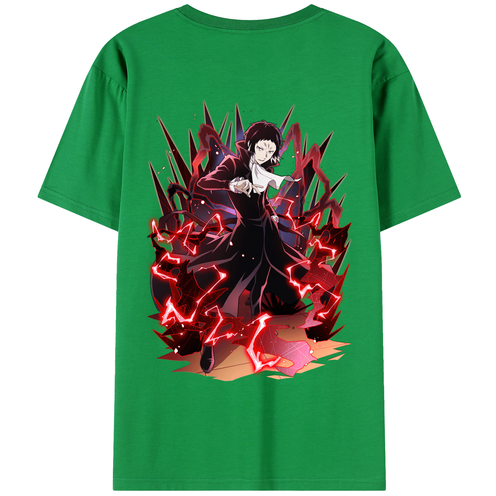 （画像用） 文豪ストレイドッグス Bungo Stray Dogs レディース半袖Tシャツ(バックプリント)