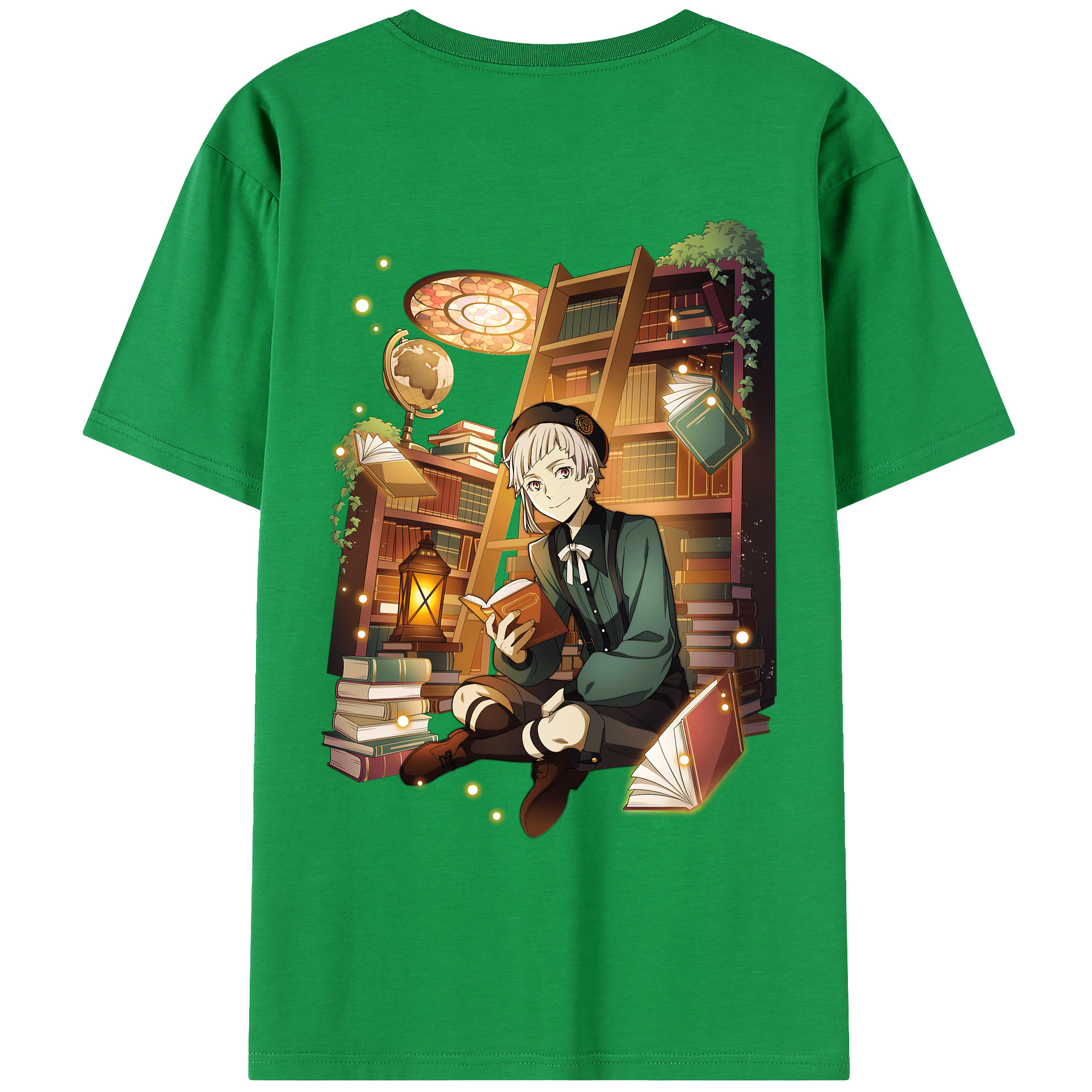 （画像用） 文豪ストレイドッグス Bungo Stray Dogs レディース半袖Tシャツ(バックプリント)