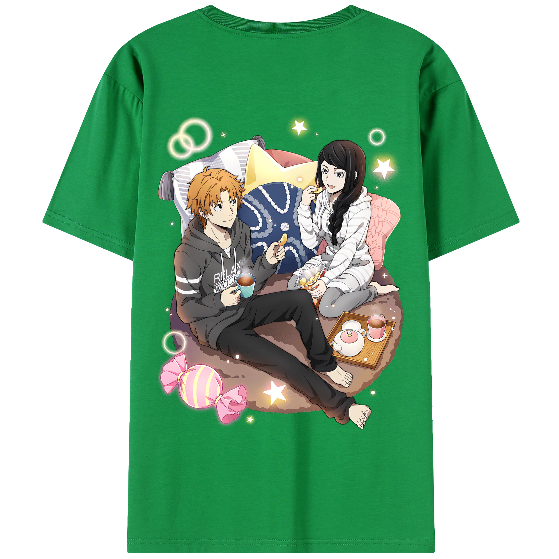 （画像用） 文豪ストレイドッグス Bungo Stray Dogs レディース半袖Tシャツ(バックプリント)