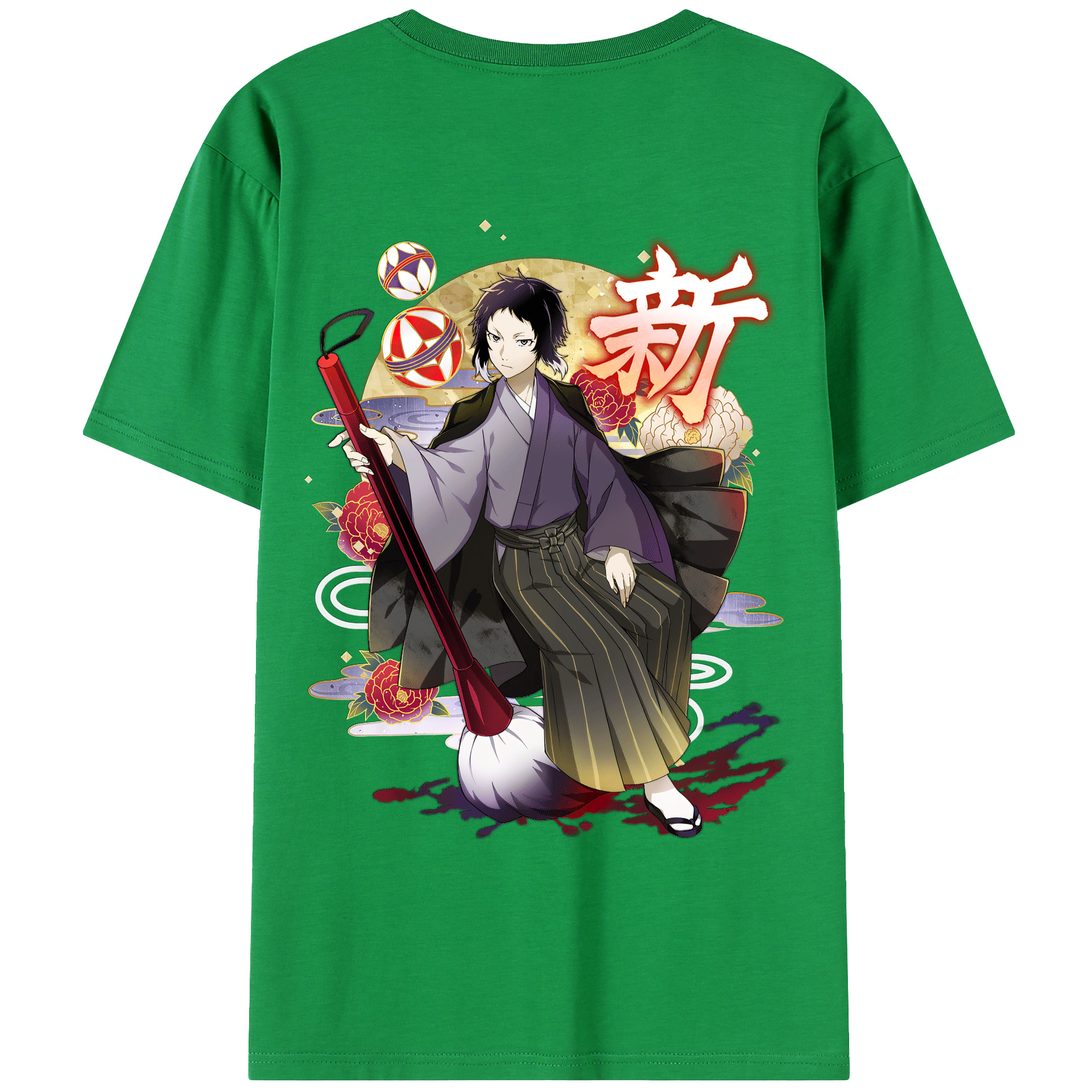 （画像用） 文豪ストレイドッグス Bungo Stray Dogs レディース半袖Tシャツ(バックプリント)