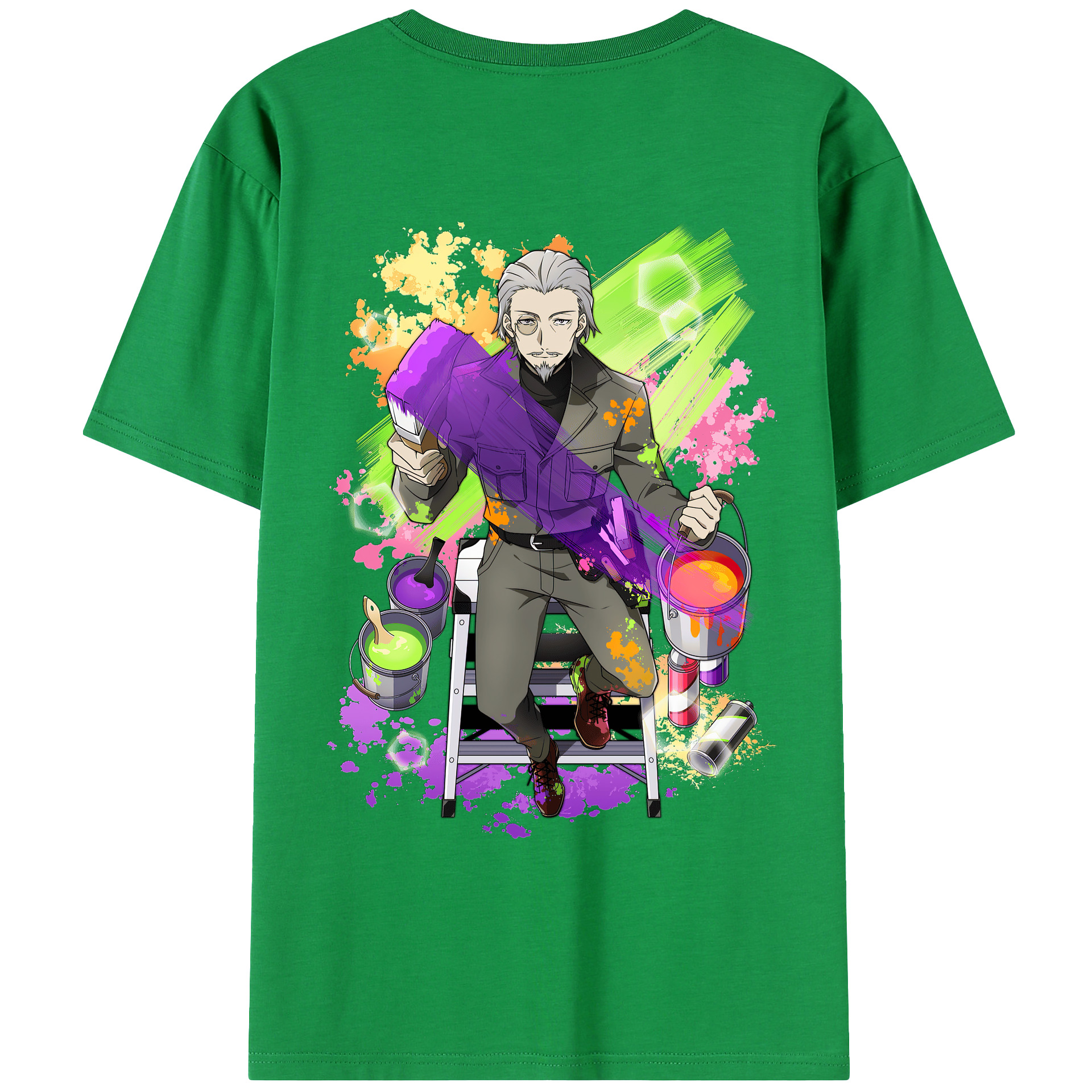（画像用） 文豪ストレイドッグス Bungo Stray Dogs レディース半袖Tシャツ(バックプリント)