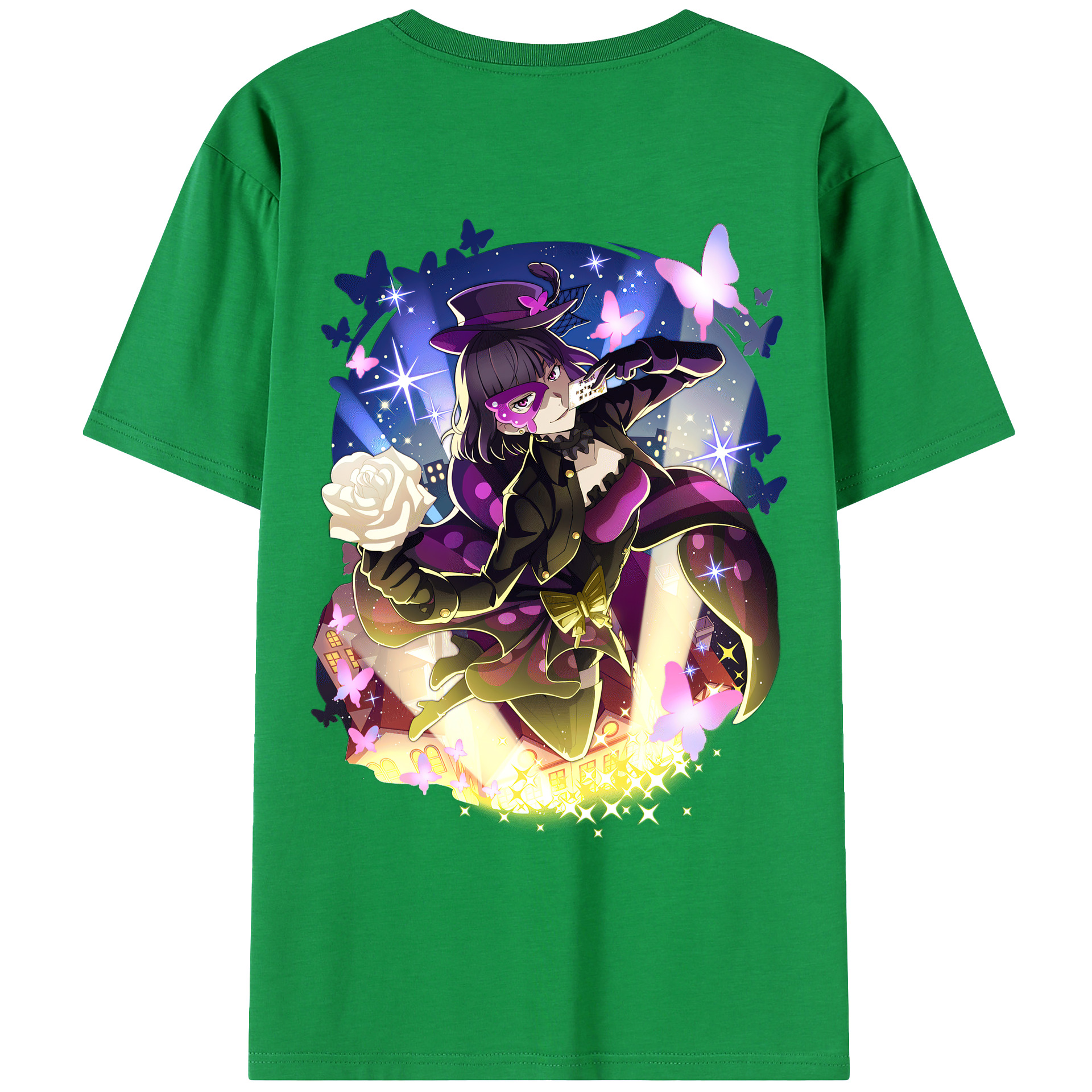 （画像用） 文豪ストレイドッグス Bungo Stray Dogs レディース半袖Tシャツ(バックプリント)