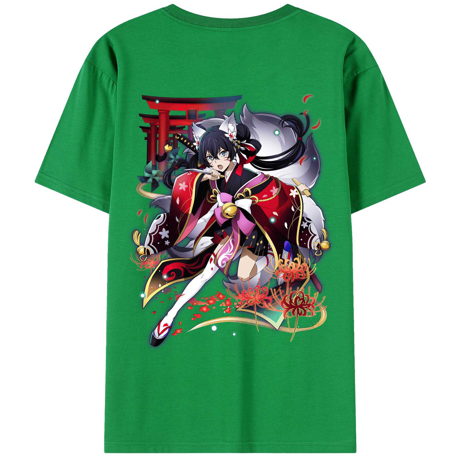 （画像用） 文豪ストレイドッグス Bungo Stray Dogs レディース半袖Tシャツ(バックプリント)