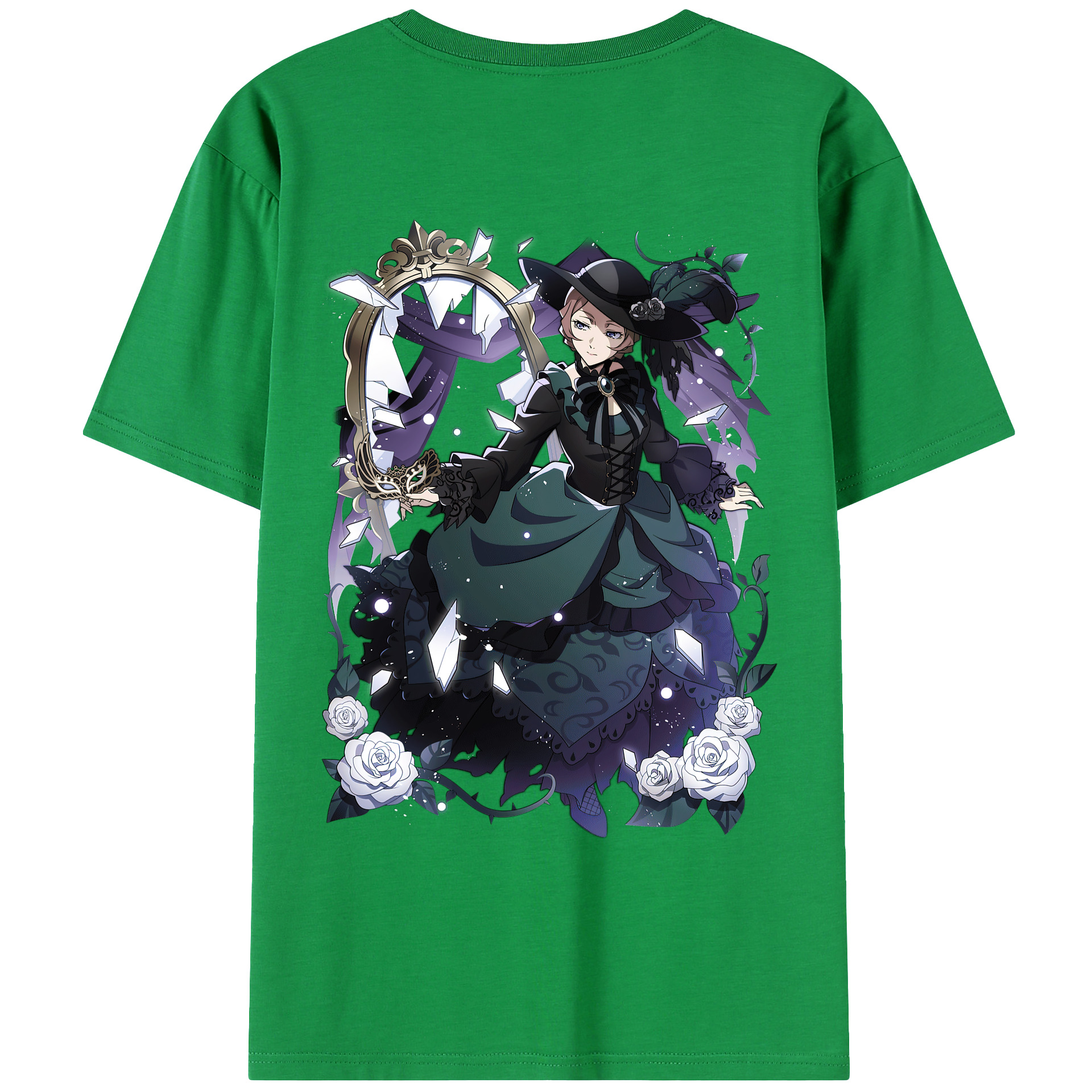 （画像用） 文豪ストレイドッグス Bungo Stray Dogs レディース半袖Tシャツ(バックプリント)