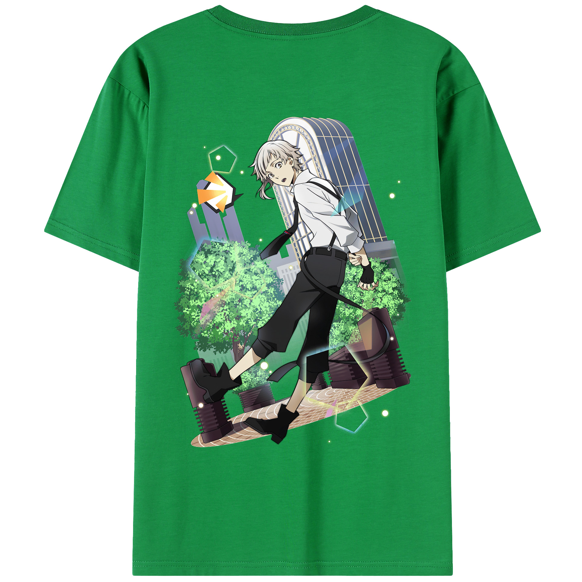 （画像用） 文豪ストレイドッグス Bungo Stray Dogs レディース半袖Tシャツ(バックプリント)