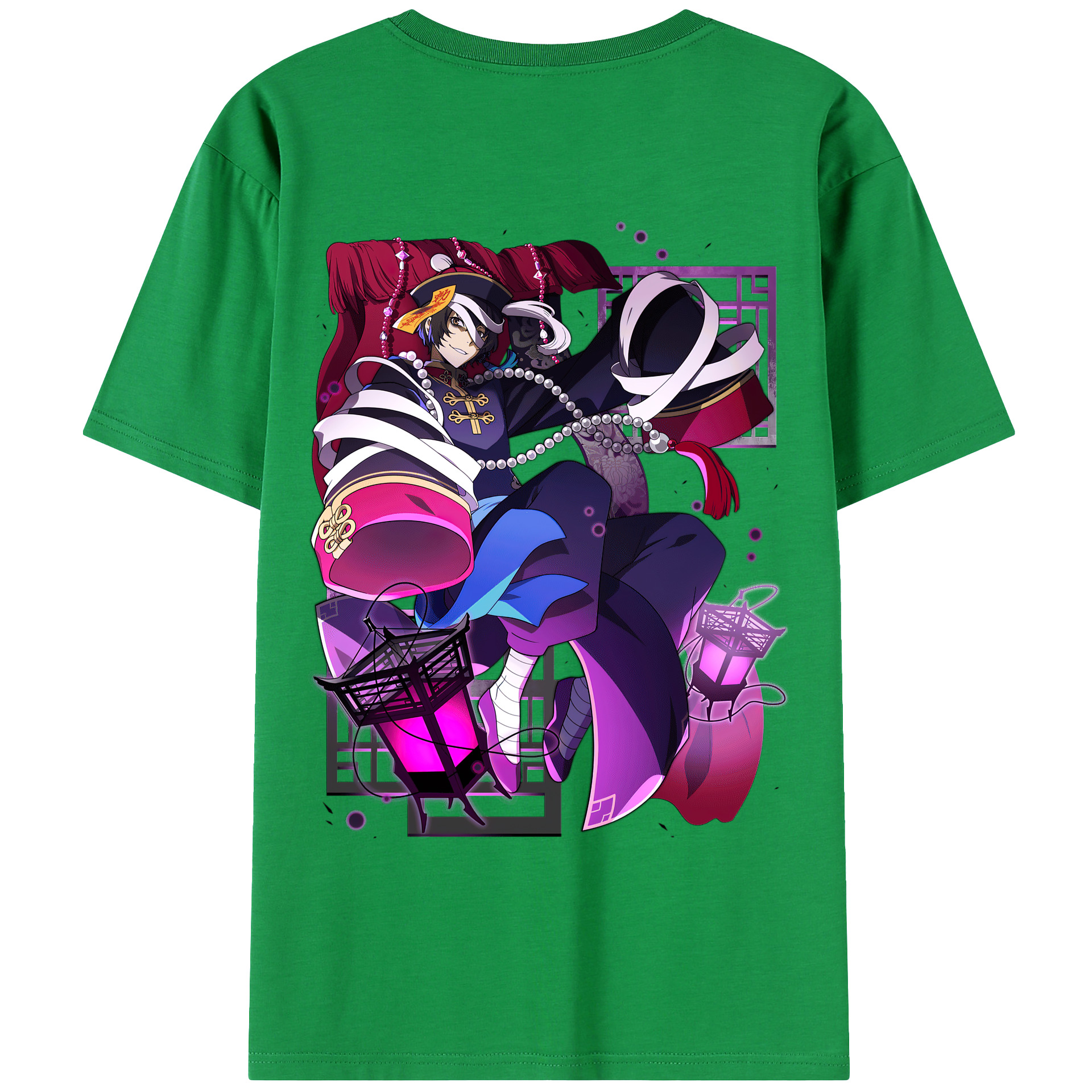 （画像用） 文豪ストレイドッグス Bungo Stray Dogs レディース半袖Tシャツ(バックプリント)