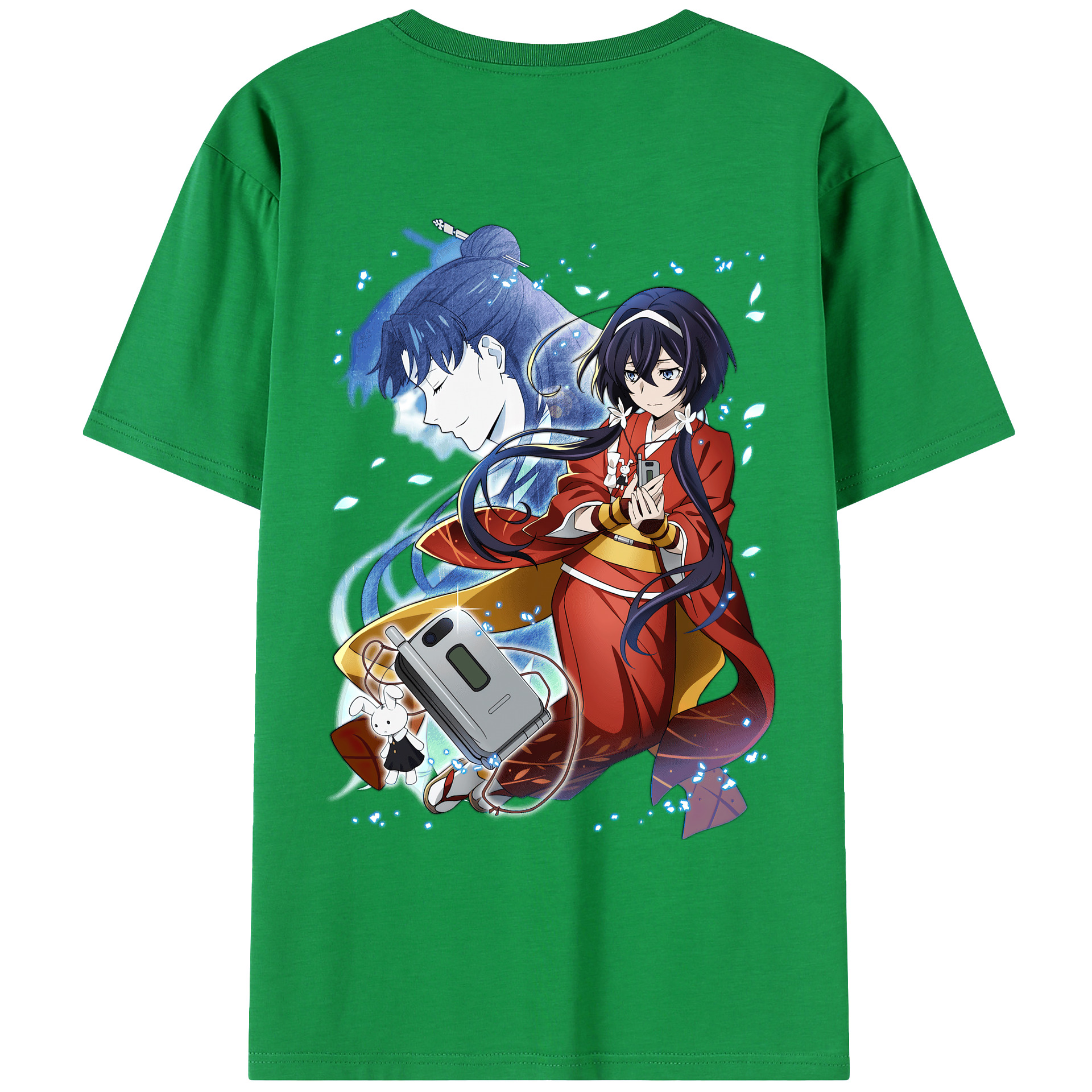 （画像用） 文豪ストレイドッグス Bungo Stray Dogs レディース半袖Tシャツ(バックプリント)