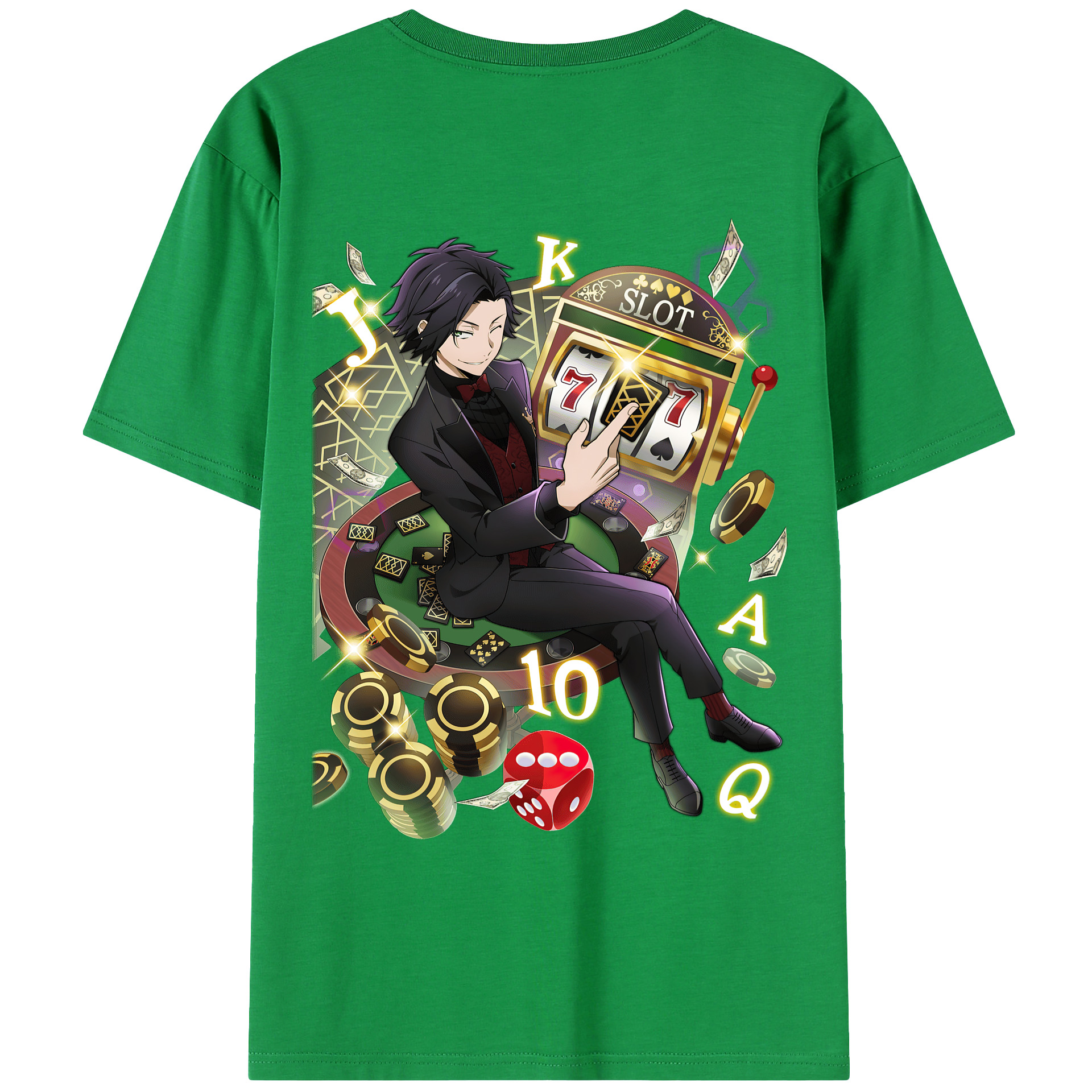 （画像用） 文豪ストレイドッグス Bungo Stray Dogs レディース半袖Tシャツ(バックプリント)