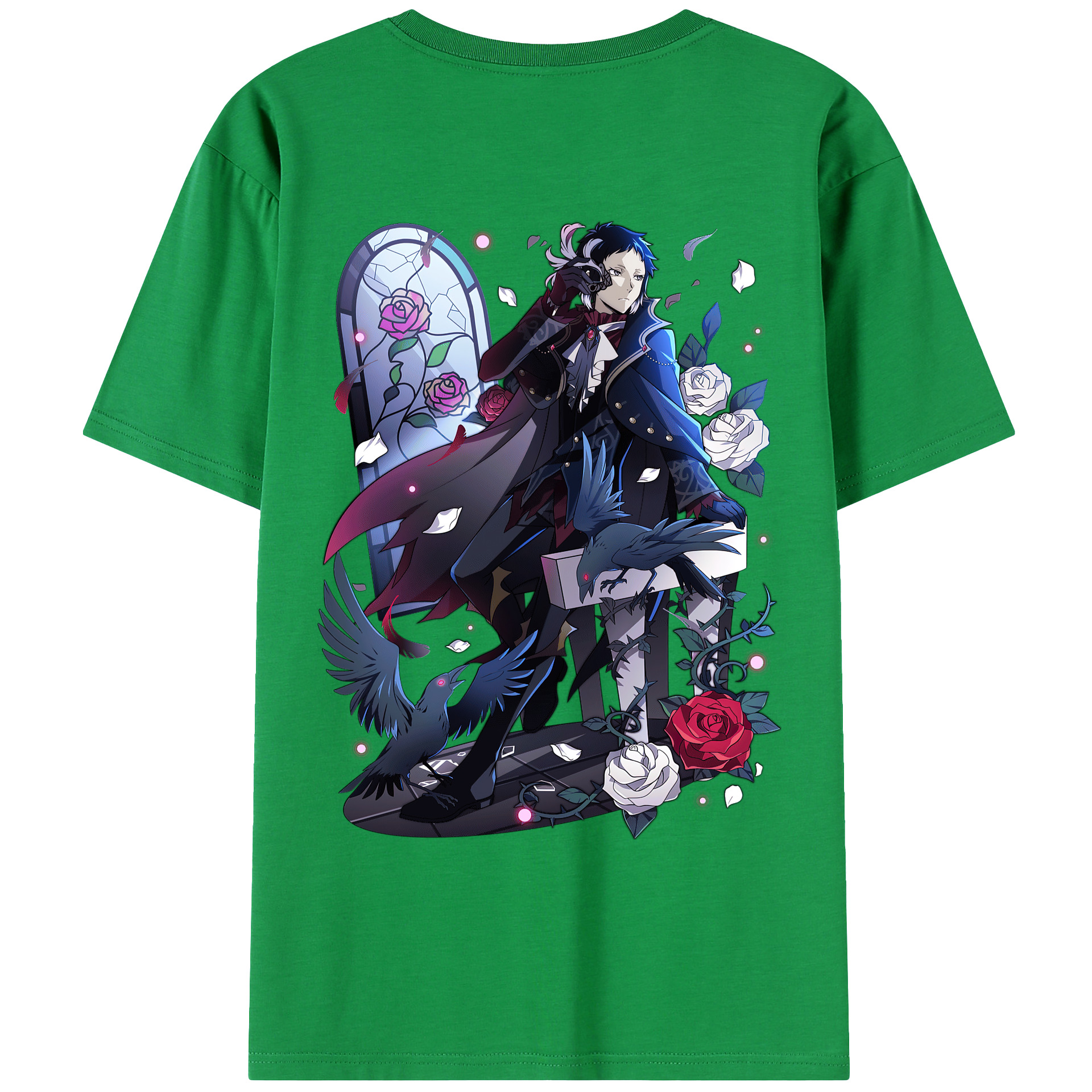 （画像用） 文豪ストレイドッグス Bungo Stray Dogs レディース半袖Tシャツ(バックプリント)