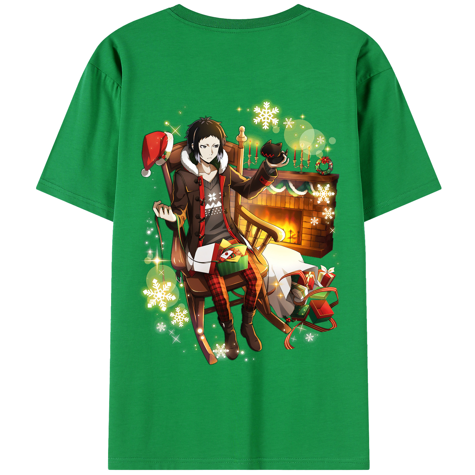 （画像用） 文豪ストレイドッグス Bungo Stray Dogs レディース半袖Tシャツ(バックプリント)