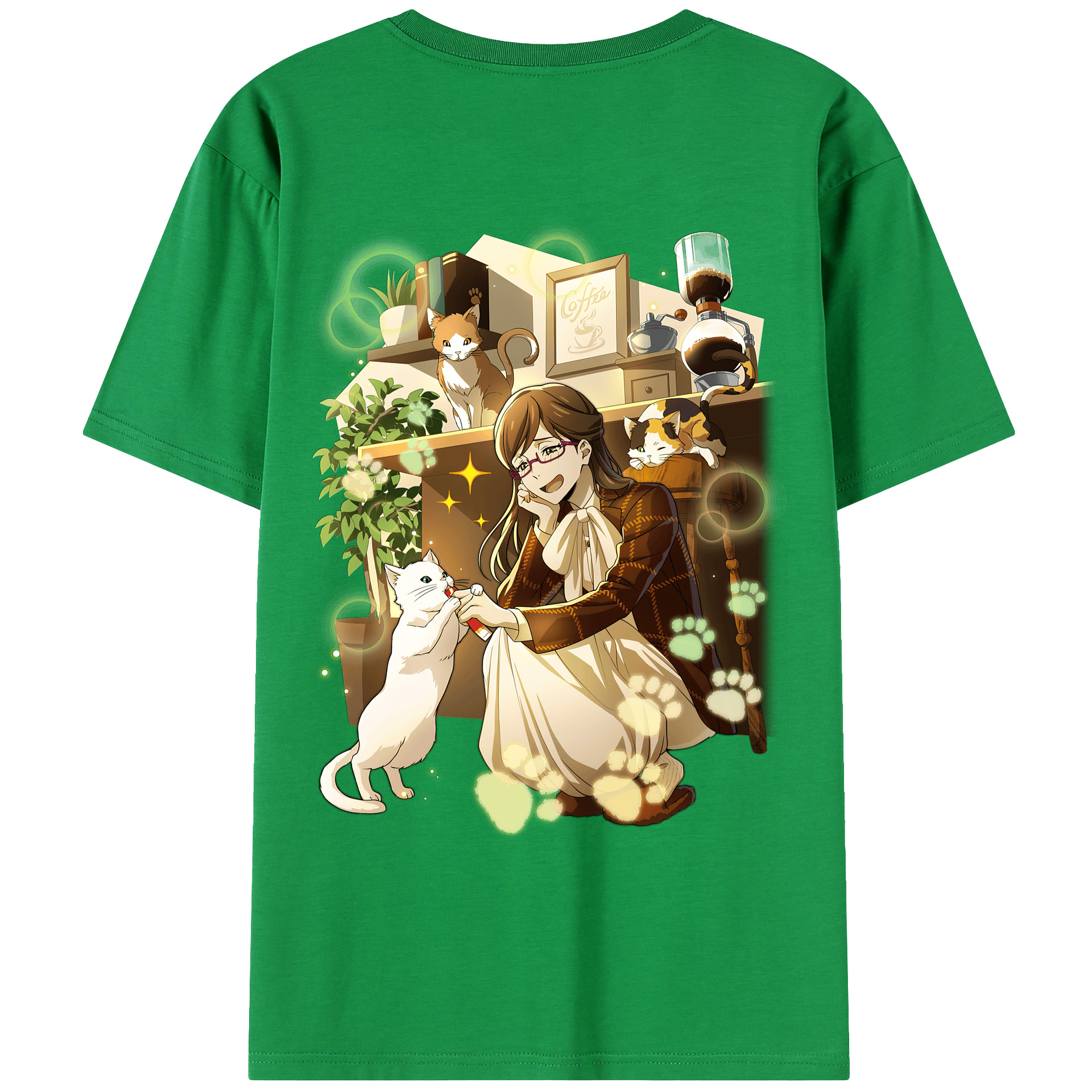 （画像用） 文豪ストレイドッグス Bungo Stray Dogs レディース半袖Tシャツ(バックプリント)